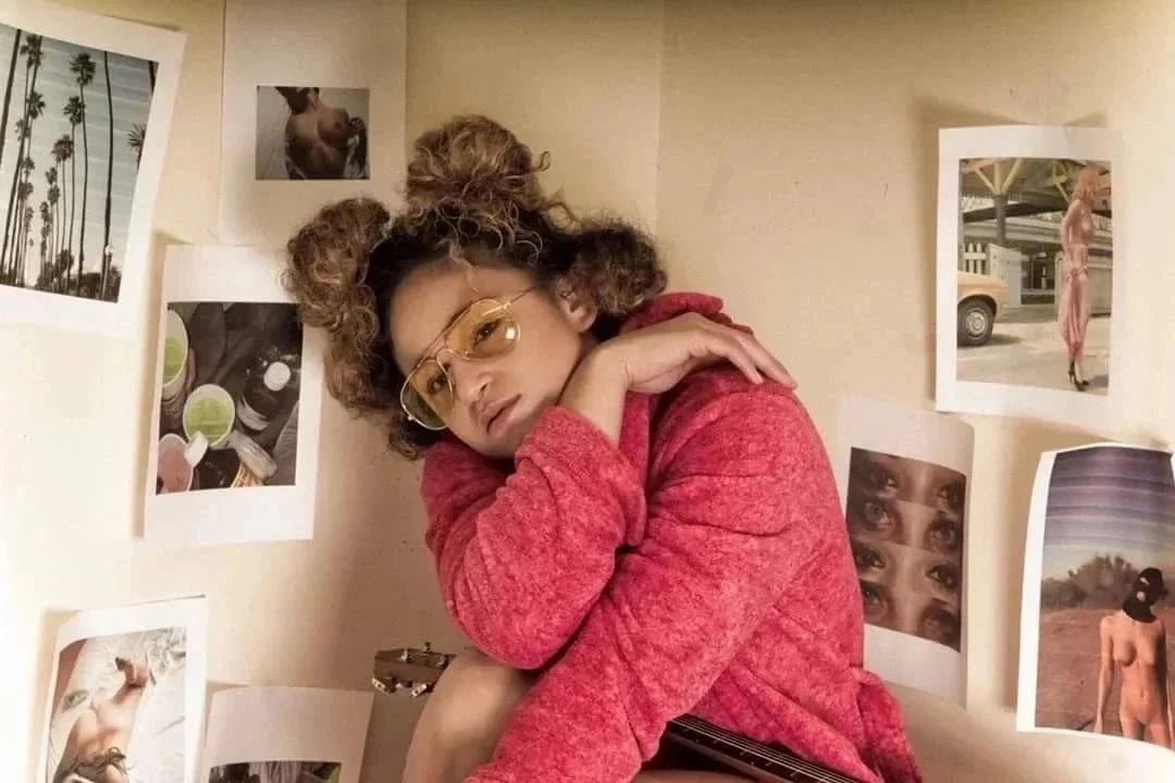 woman in corner relaxed portrait photography Los Angeles