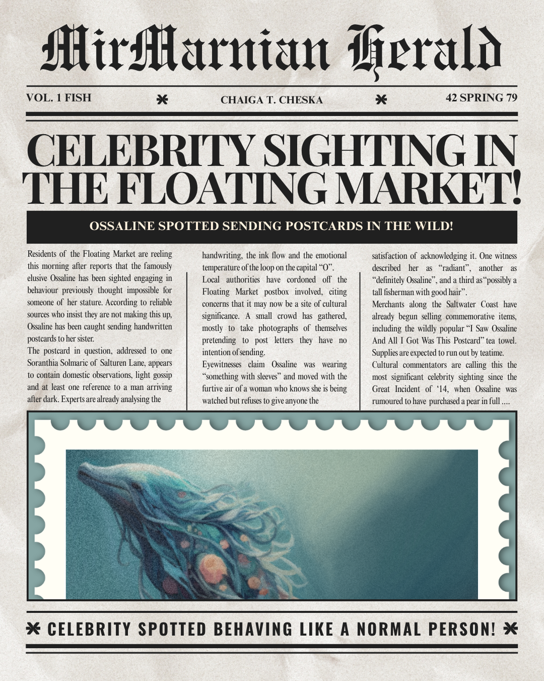 Celebrity Sighting in the Floating Market!