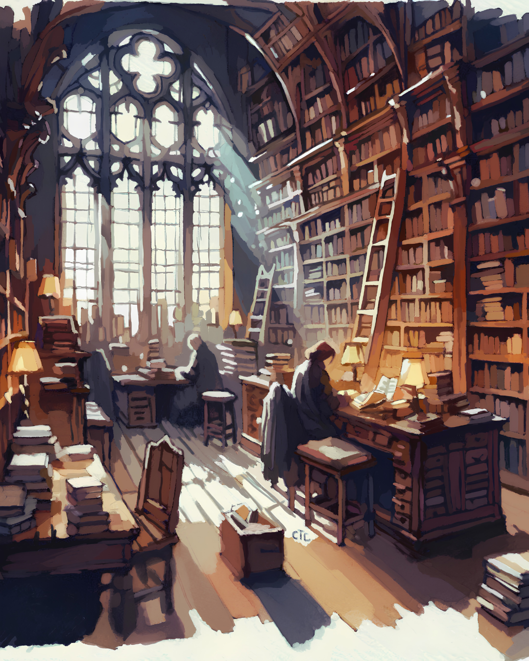 Inside the Wandering Library - Softback Notebook (A5)