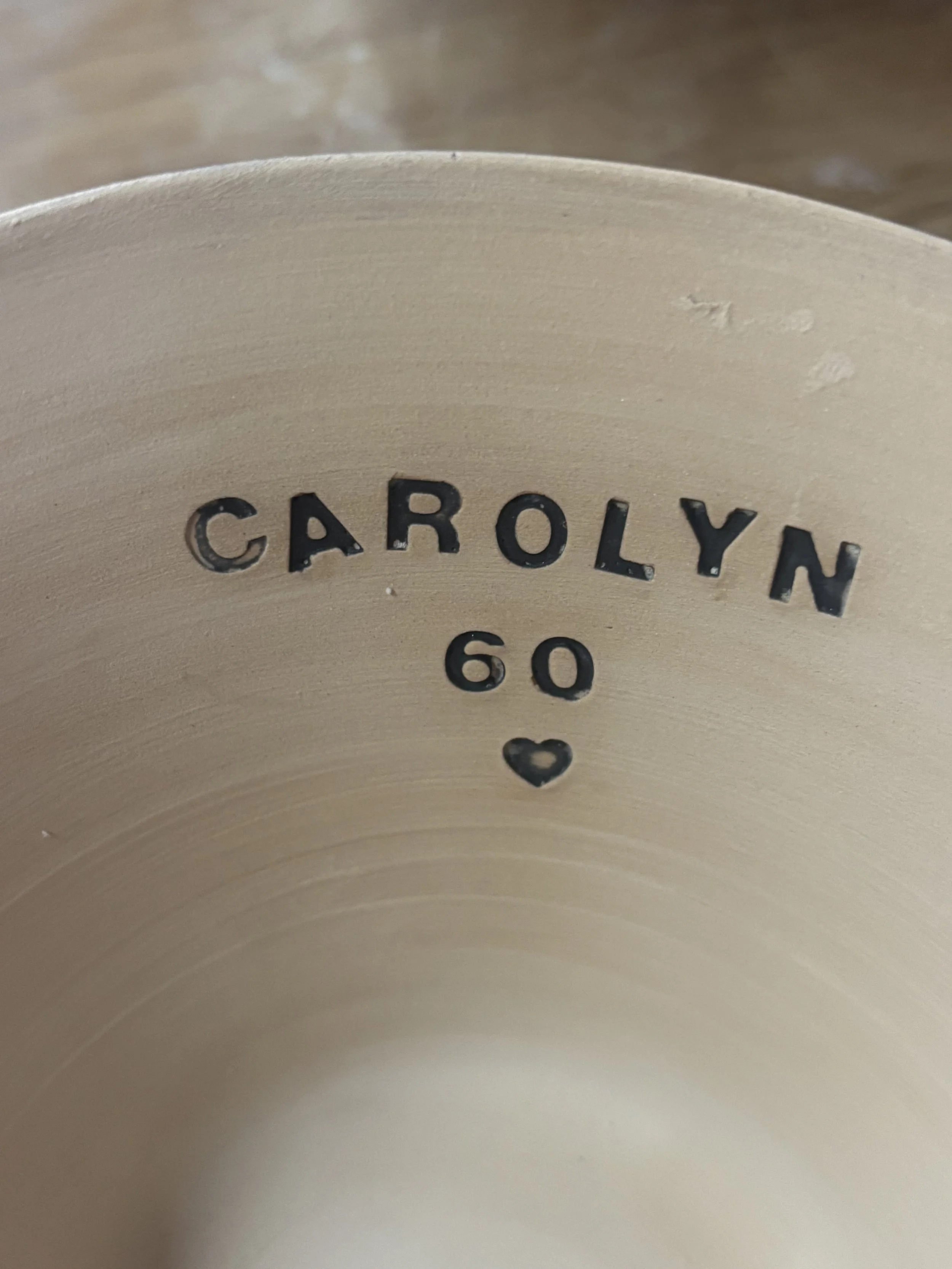 Personalised large bowls