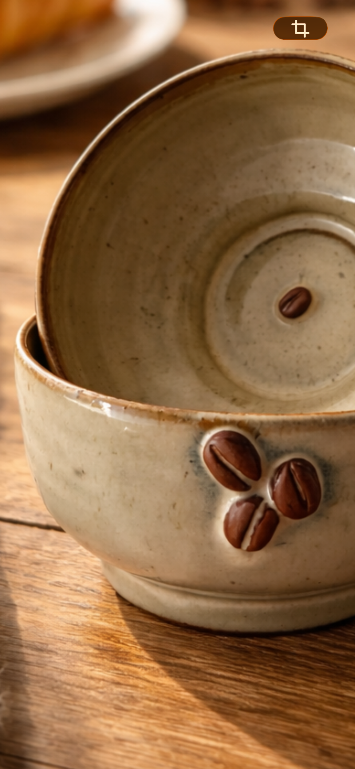 Tasse artisanale en grès faite main à Vallauris