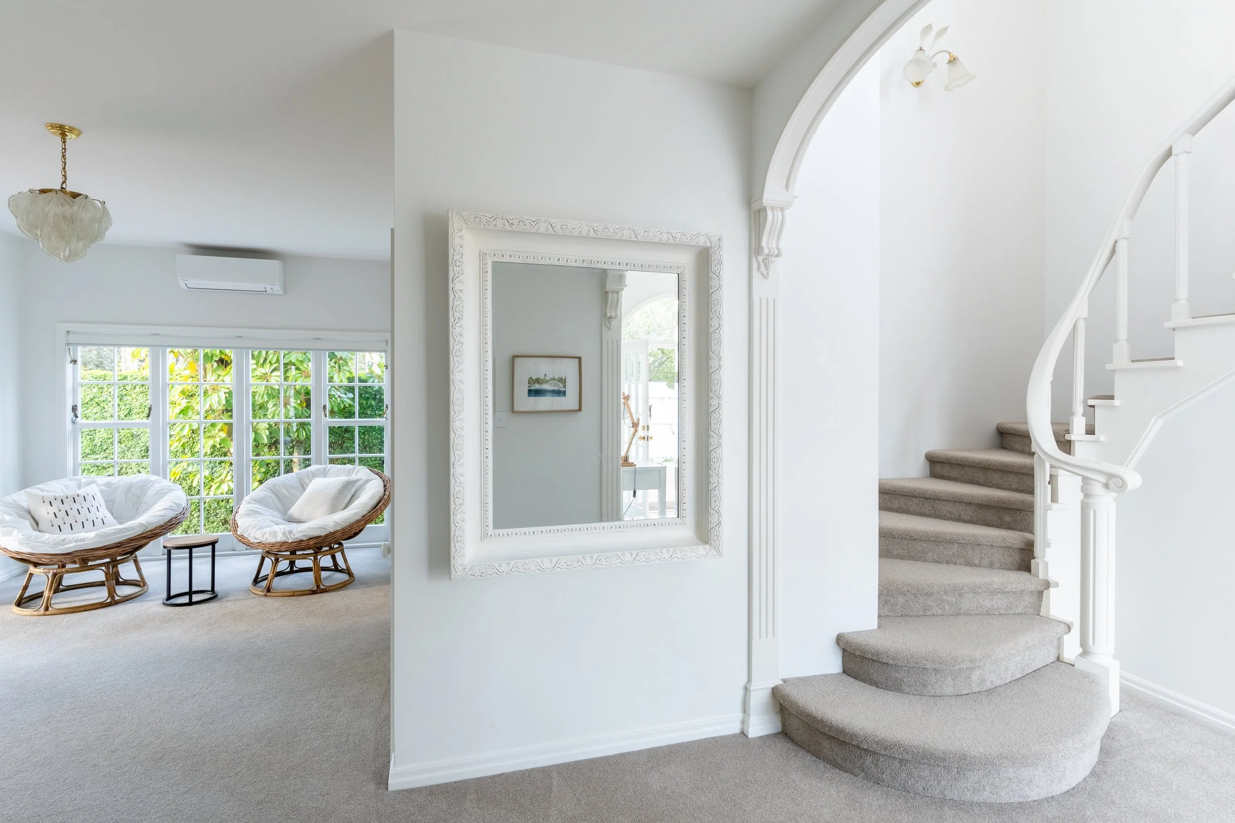 Entranceway and downstairs living