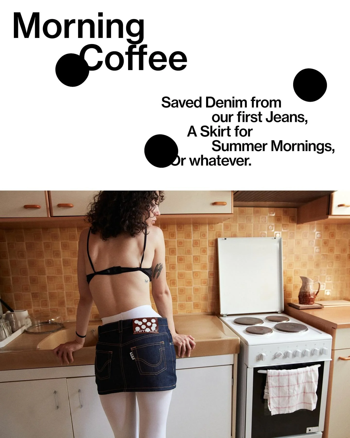 Saved Denim from our first Jeans, a skirt for summer mornings, or whatever. 🐾

We are pleased to invite you this friday to the opening of our Paris Popup at @azur.garage 14 Rue de la Folie M&eacute;ricourt 75011, Paris

Friday, July 4th at from 4 to