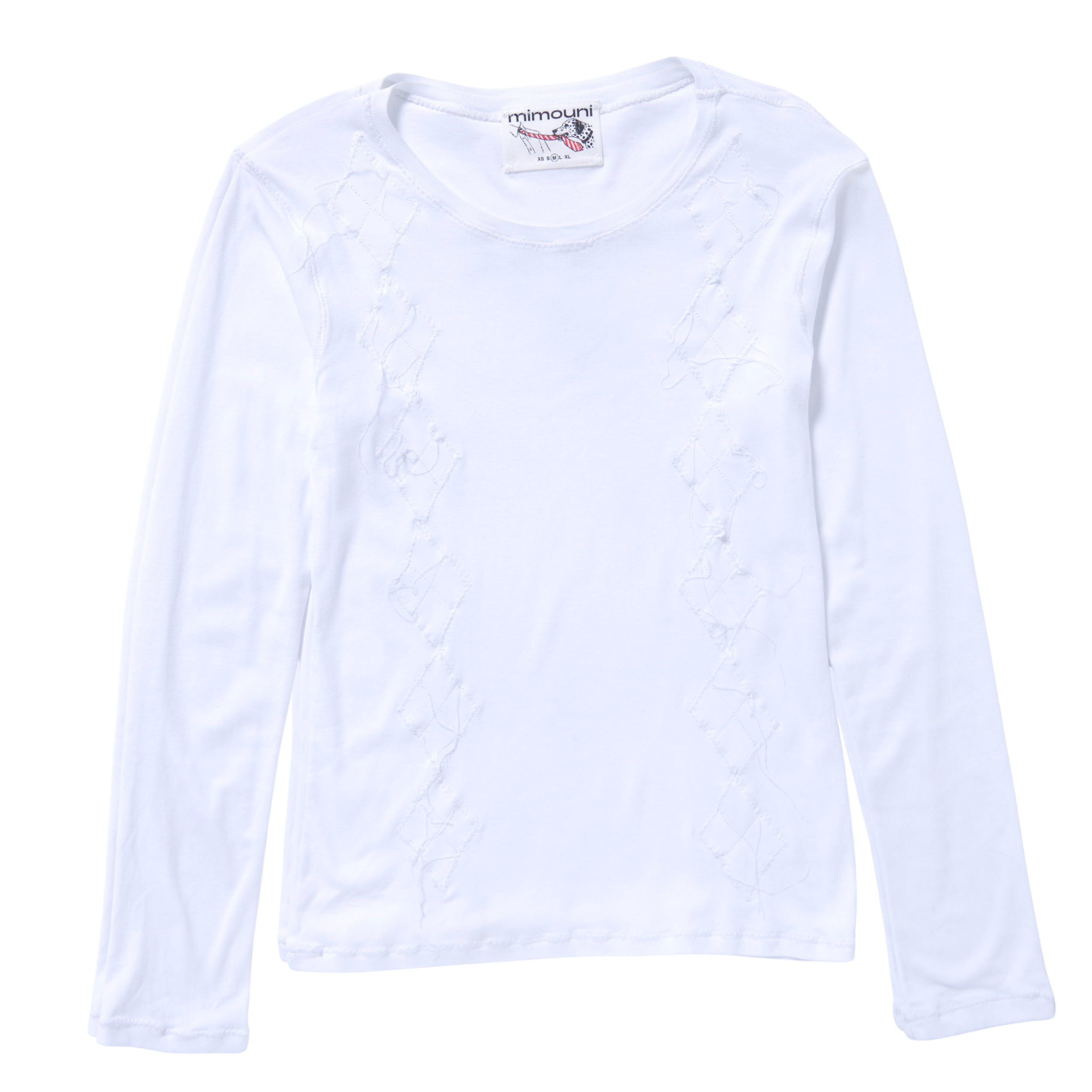 Long-sleeve ¨Diamond Knot¨ White