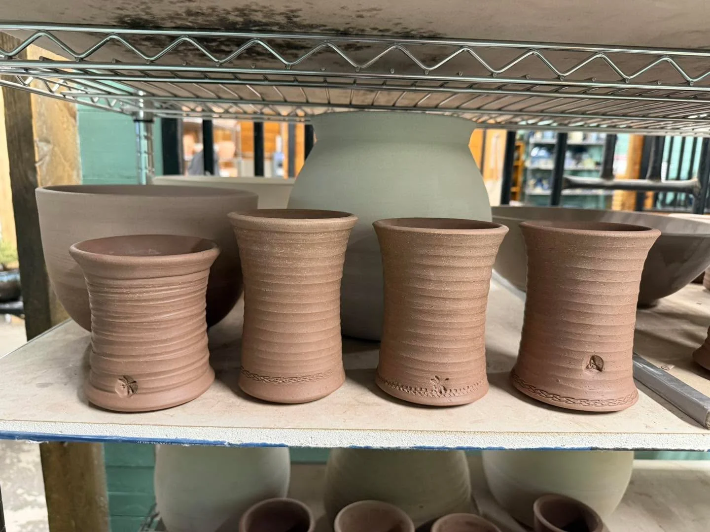 This weekend has been all about tumblers! 
#pottery #potterylove #potterystudio #potterylife #handthrownpottery #handthrownceramics