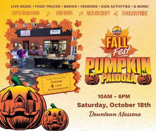 I’ll be at the Massena Fall Fest - Pumpkin Palooza from 10-4 today along with about 50 other vendors, food truck operators, and brewers!  Stop by and check it out! 
#massenany #redbarnpotteryco