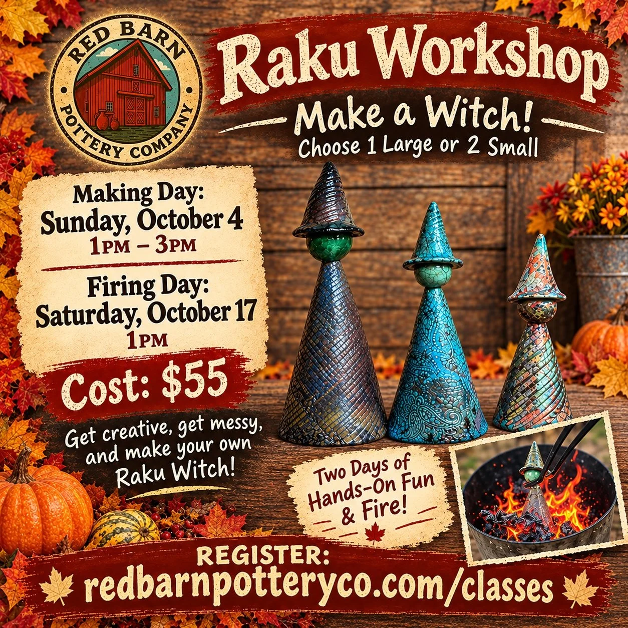 Raku Witches - October 4 & 17