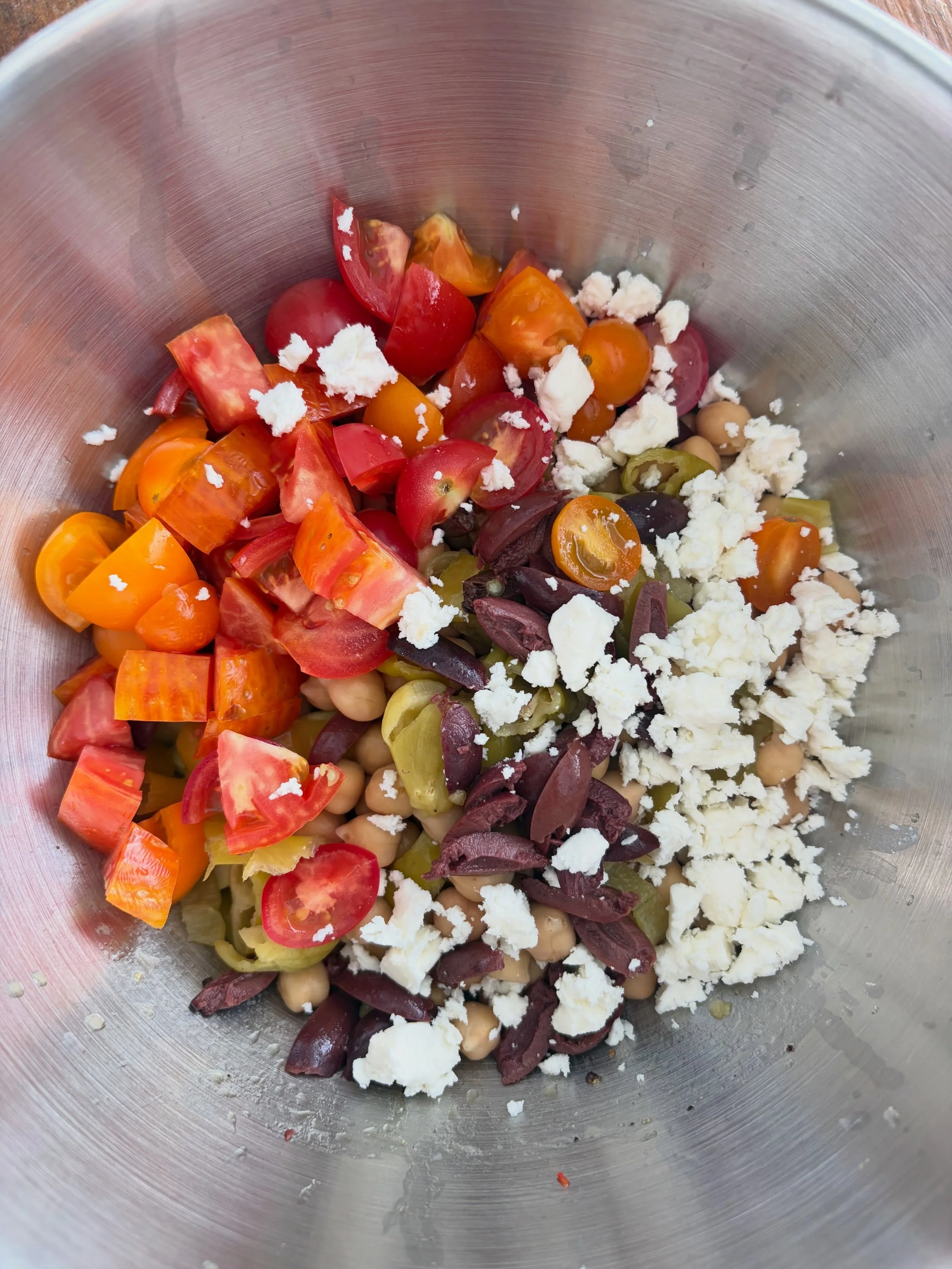 Dense bean salads are my favorite quick healthy lunch. One can of beans will make the perfect amount to serve two, so that&rsquo;s how I size them - I can&rsquo;t eat off the same salad all week, I need my salads freshly cut! Can&rsquo;t stand it. Ma