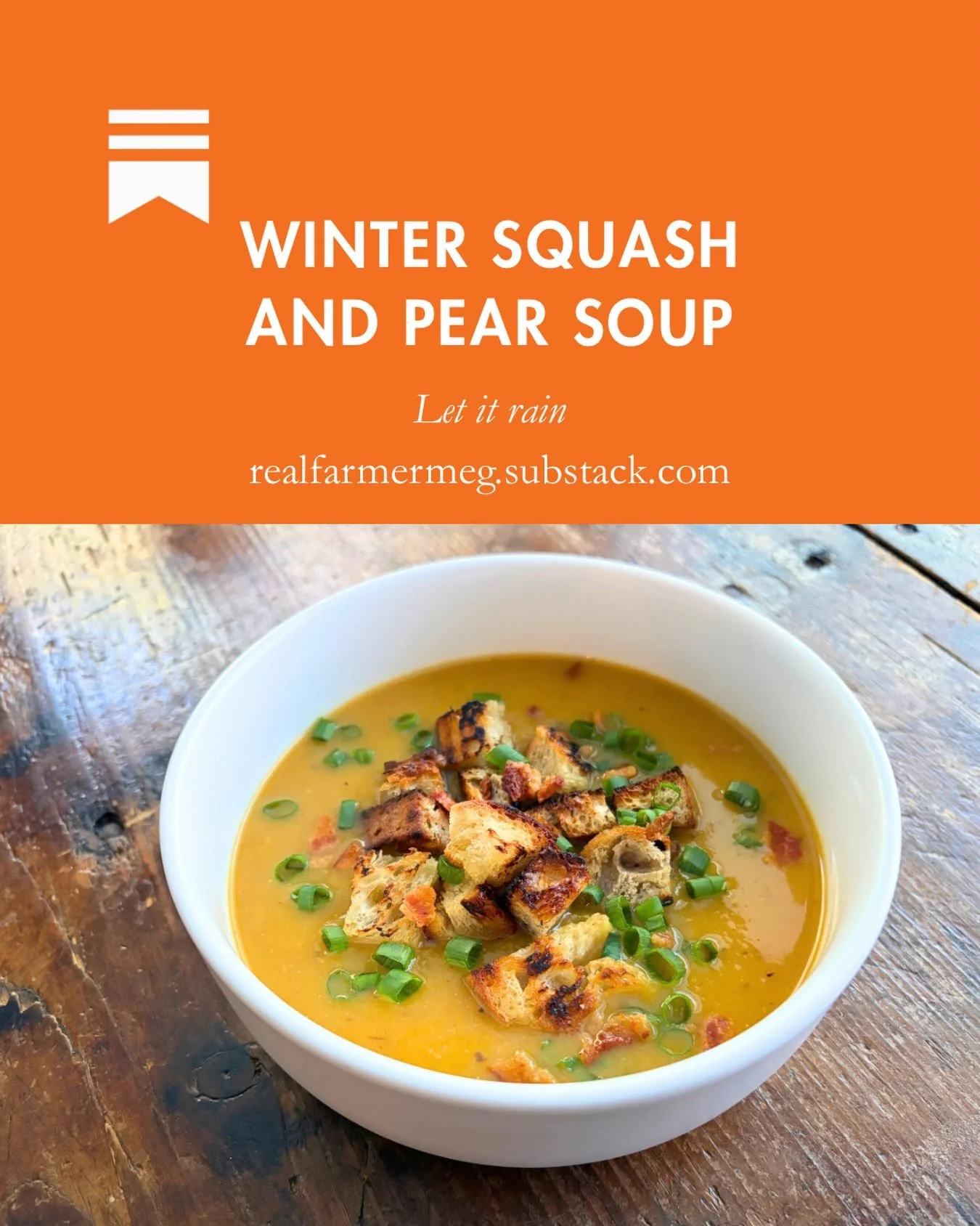 Who else is loving this dreary weather 😍 it may still be 85% humidity outside but we&rsquo;re eating soup, dammit - link in profile to my free newsletter. Come subscribe, yeah?