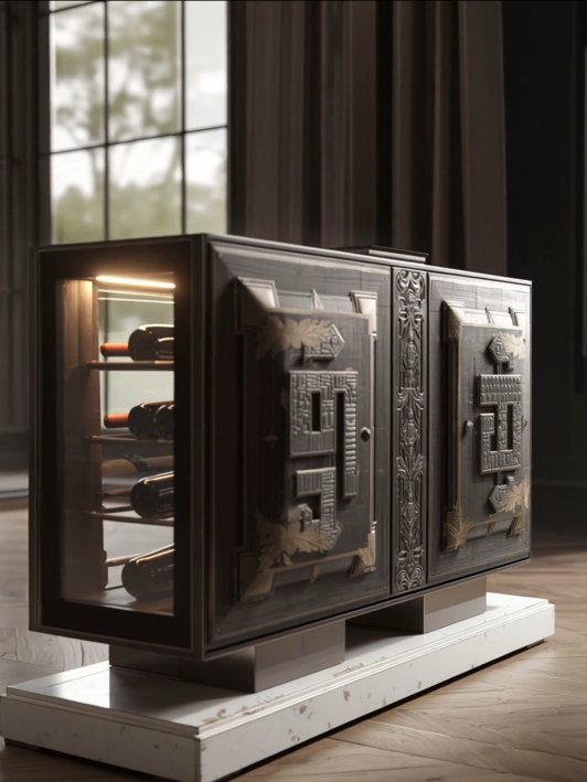 NABORA – Sculptural Wine Cabinet as Cultural Object