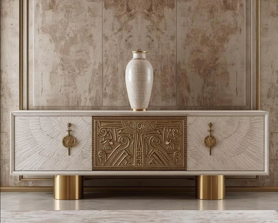 ENKAI Sculptural Wine Cabinet | Luxury Sacred Geometry Console ...