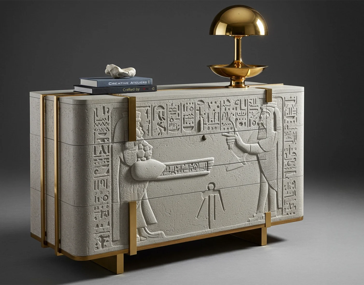 MENAT Sculptural Wine Cabinet