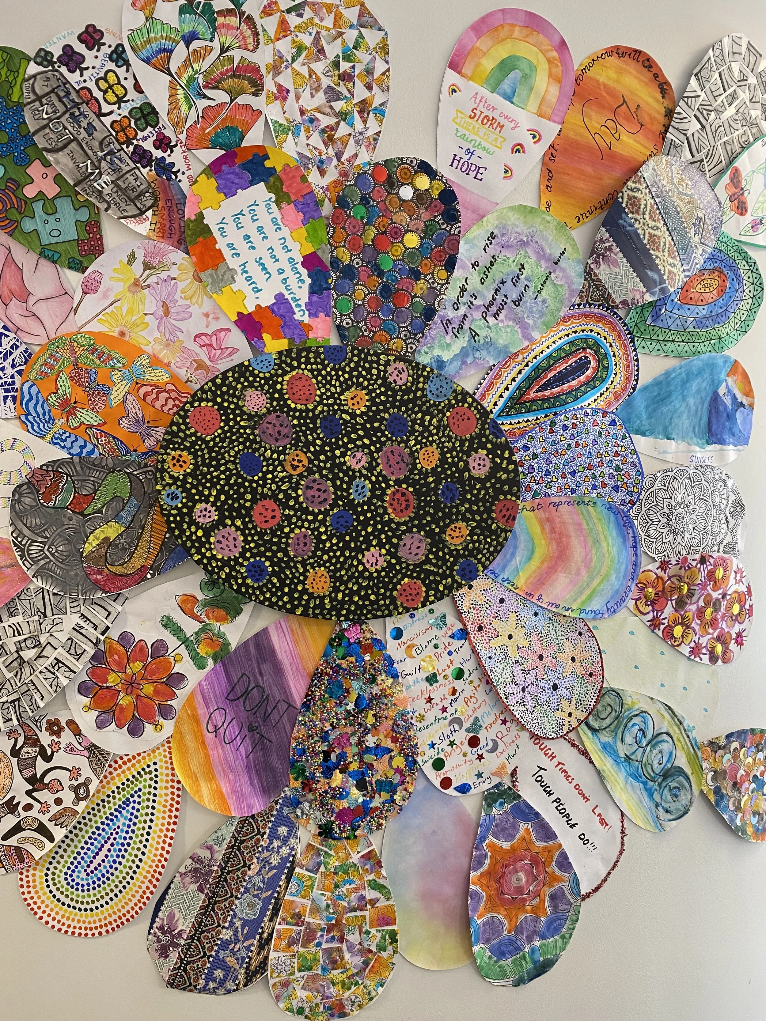 Public art project displayed in a mental health setting in Perth