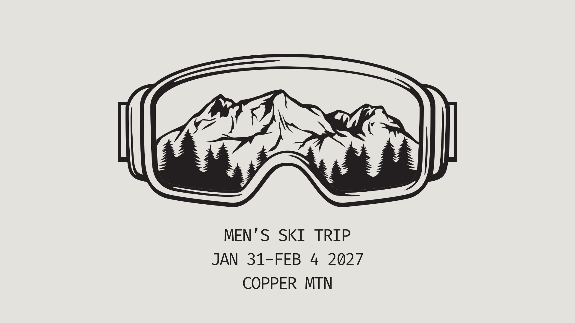 Men's Ski Trip