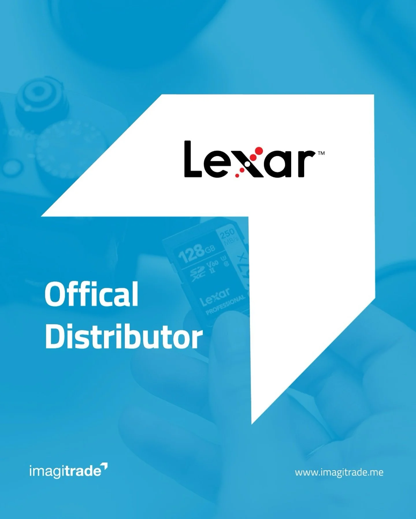 Imagitrade is proud to be the official distributor of Lexar, providing high-performance memory solutions for photographers and videographers. Store and transfer your data with speed and reliability.
#Lexar #OfficialDistributor #Imagitrade #Photograph