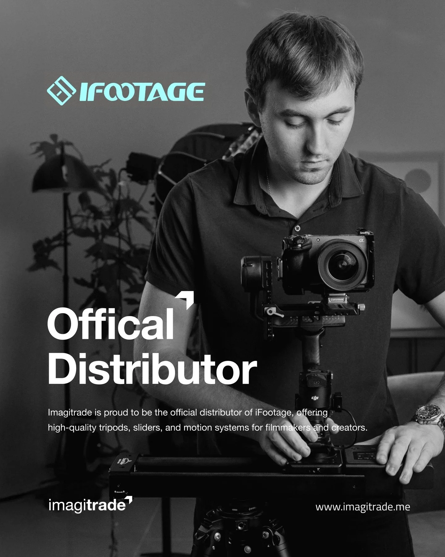 Imagitrade is proud to be the official distributor of iFootage, offering high-quality tripods, sliders, and motion systems for filmmakers and creators.
===============
#ifootage
#filmmaker
#imagitrademe