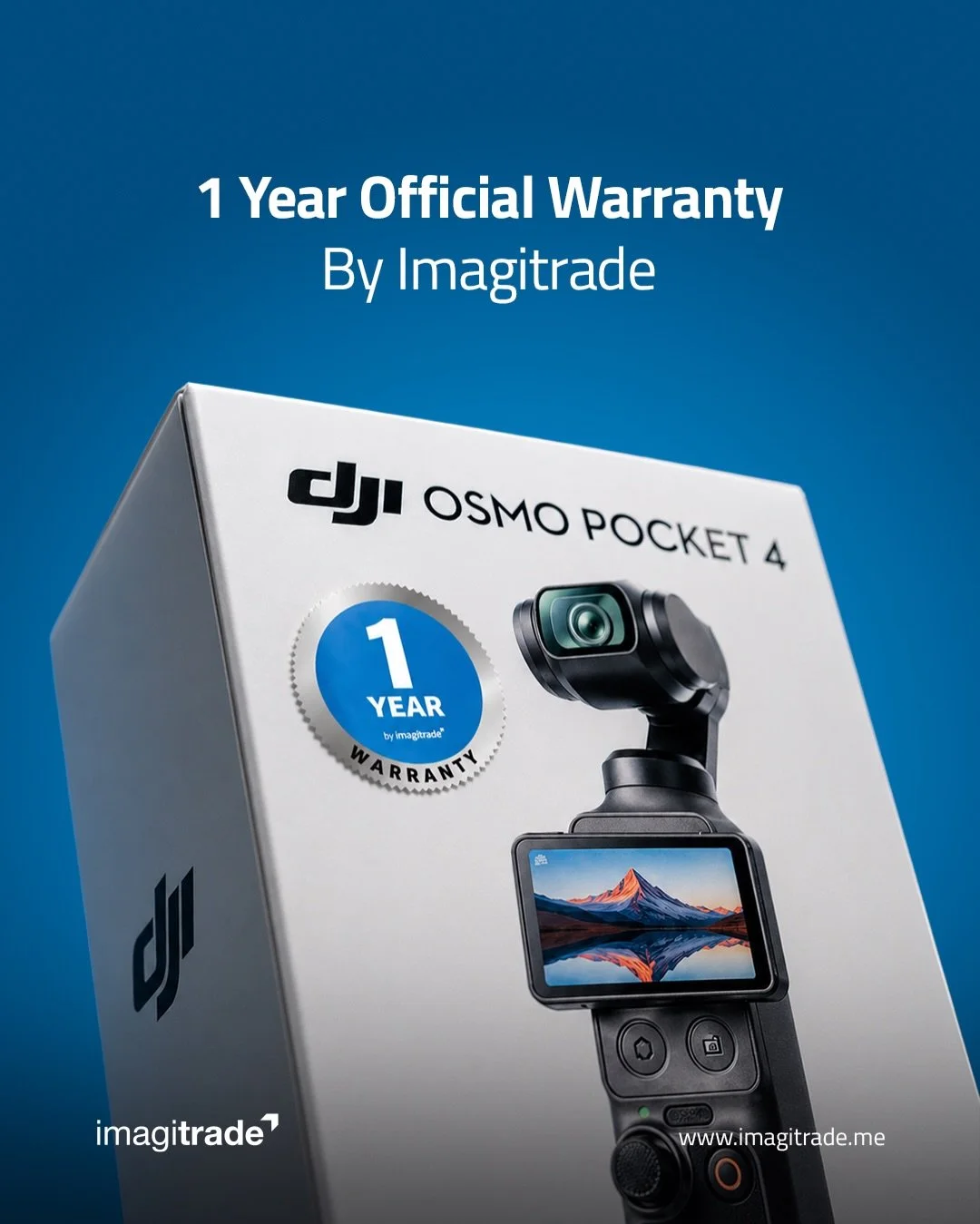 Enjoy peace of mind with every purchase.
All selected products come with 1 Year Official Warranty by Imagitrade, ensuring reliability, support, and trusted service.

Because your gear deserves more than just performance.

#Imagitrade #OfficialWarrant
