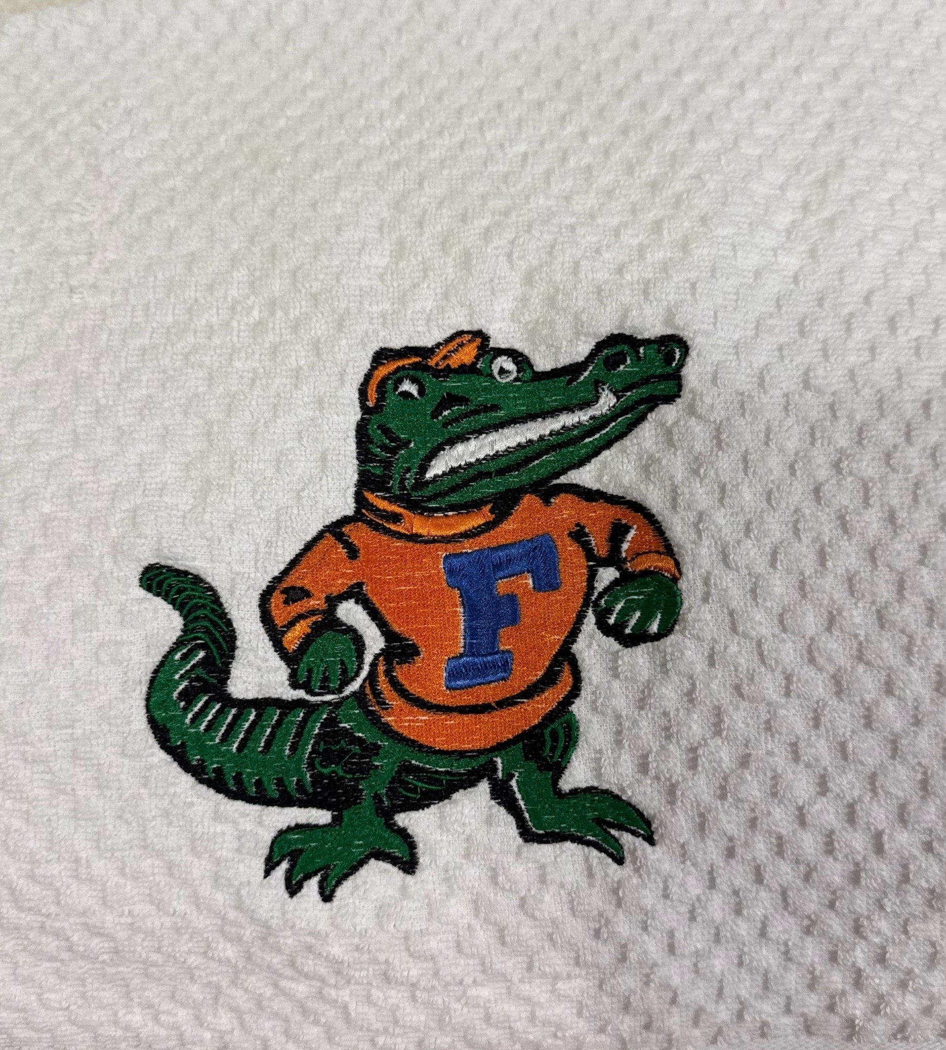 Florida Gators Embroidered Towel – College Sports Kitchen Decor for Gator Fans