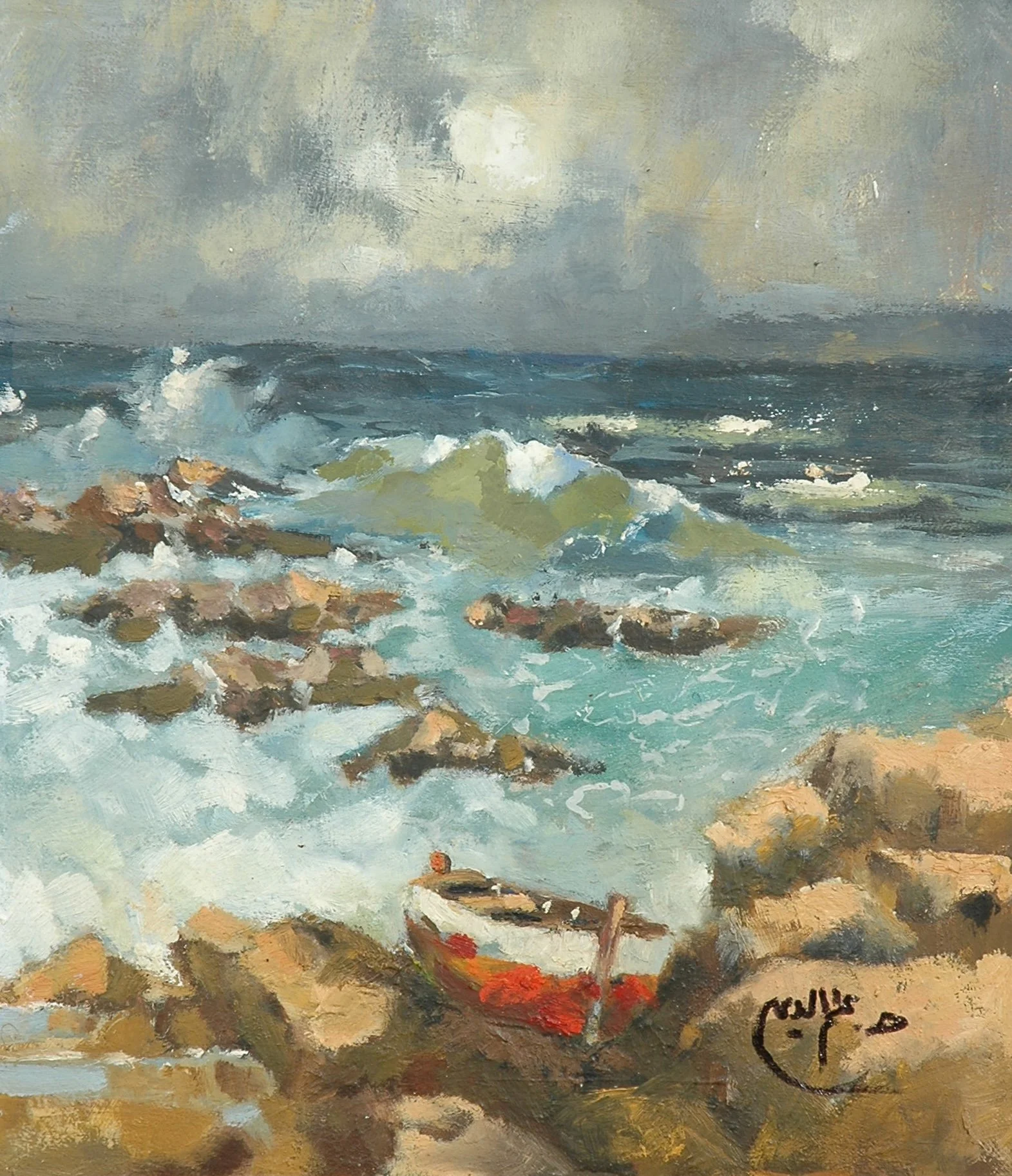 2003 - Oil on canvas - 30x34 cm - Painted with left hand