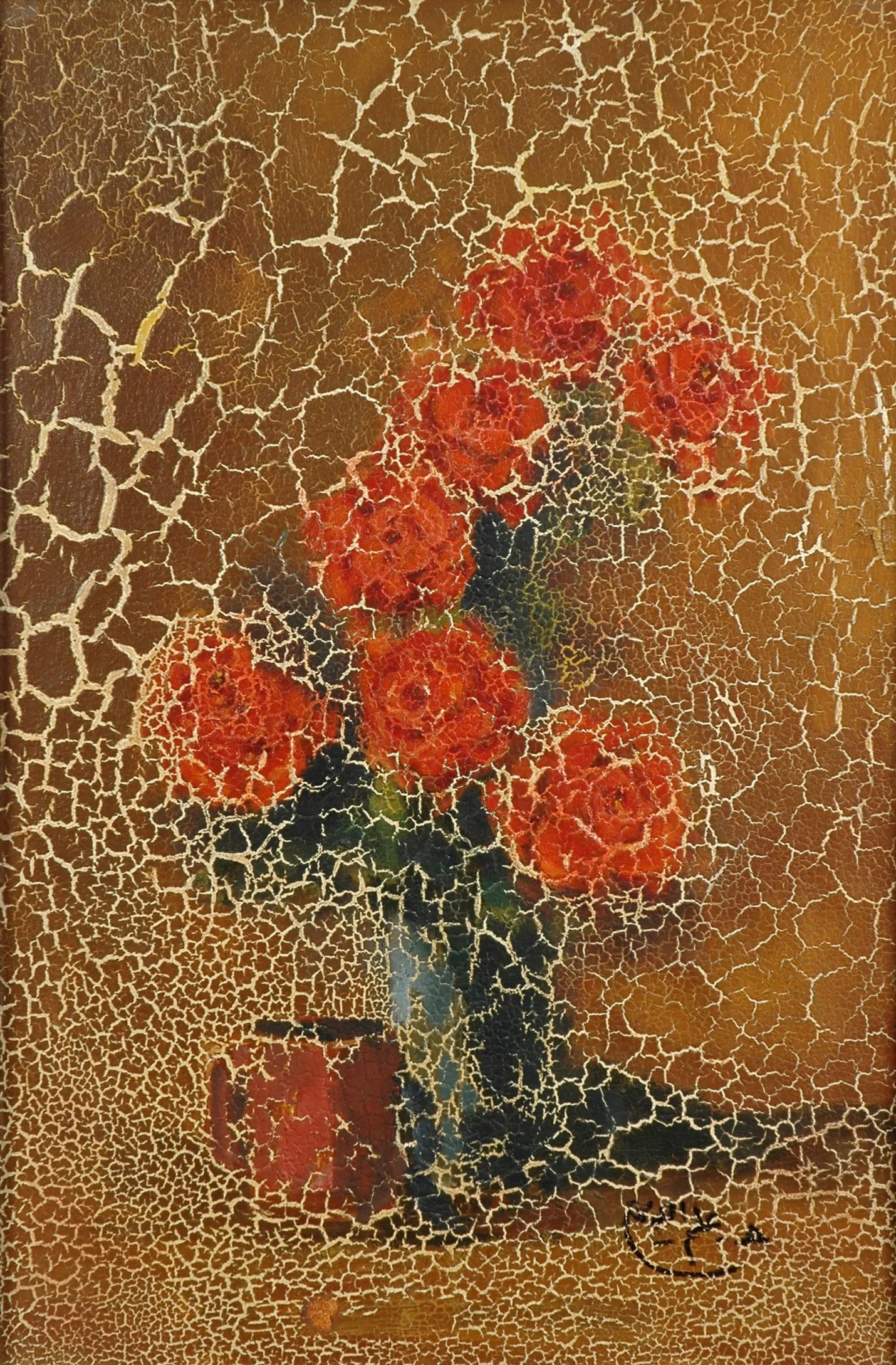 2005 - Oil on canvas - 42x62 cm - Painted with left hand