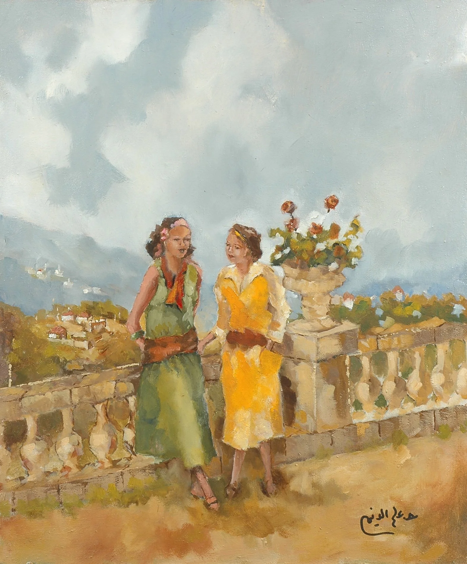 2006 - Oil on canvas - 48x57 cm - Painted with left hand