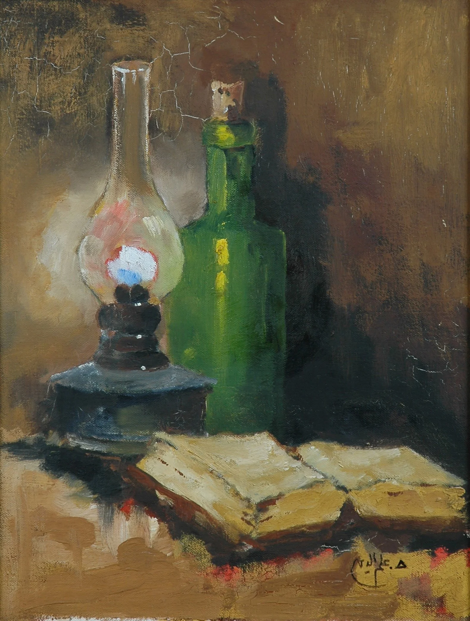 2003 - Oil on canvas - 30x40 cm - Painted with left hand