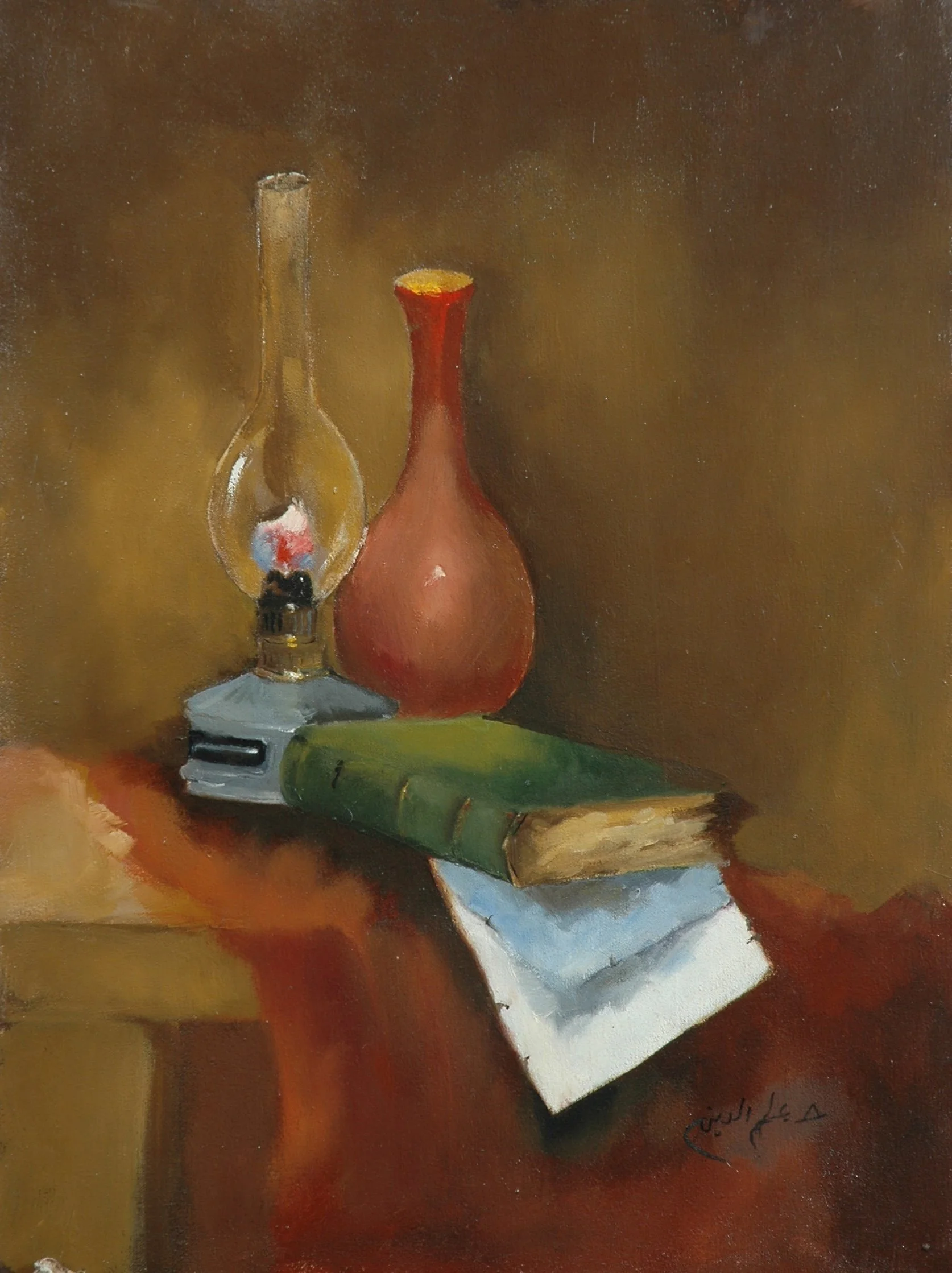 2006 - Oil on canvas - 70x153 cm - Painted with left hand