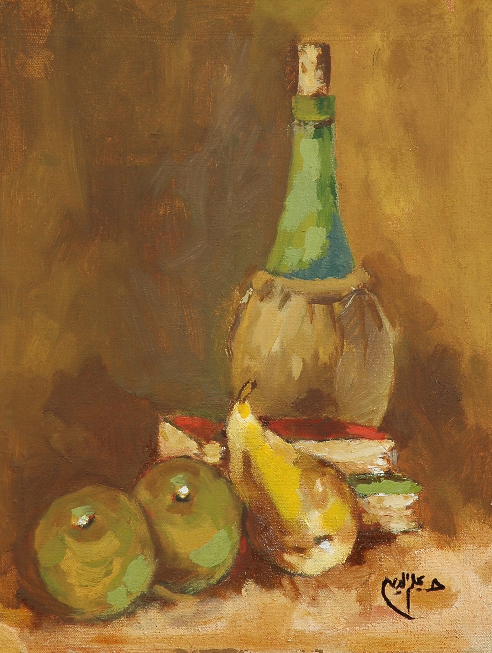 2004 - Oil on canvas - 30x40 cm - Painted with left hand