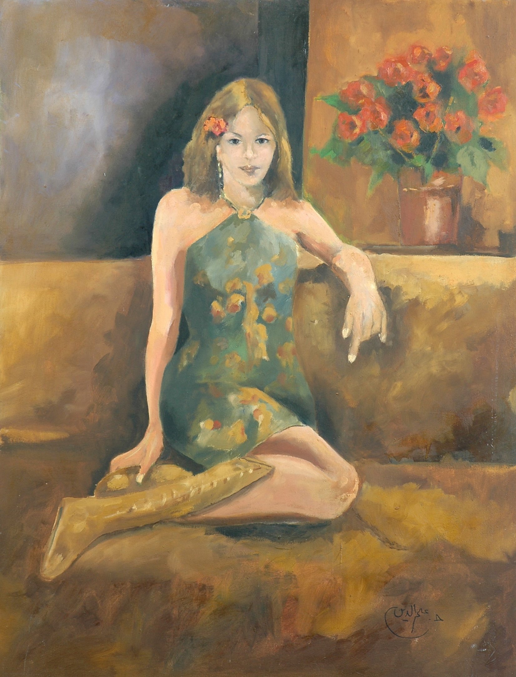 2006 - Oil on canvas - 81x107 cm - Painted with left hand