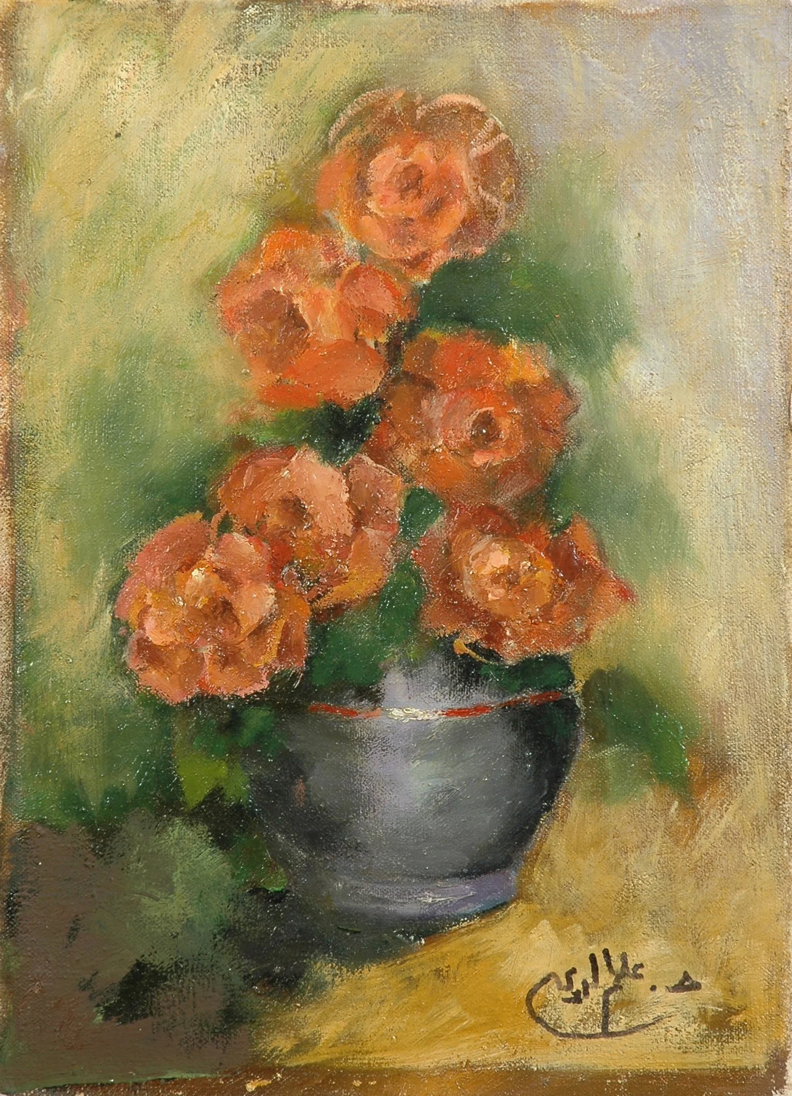 2003 - Oil on canvas - 24x35 cm - Painted with left hand