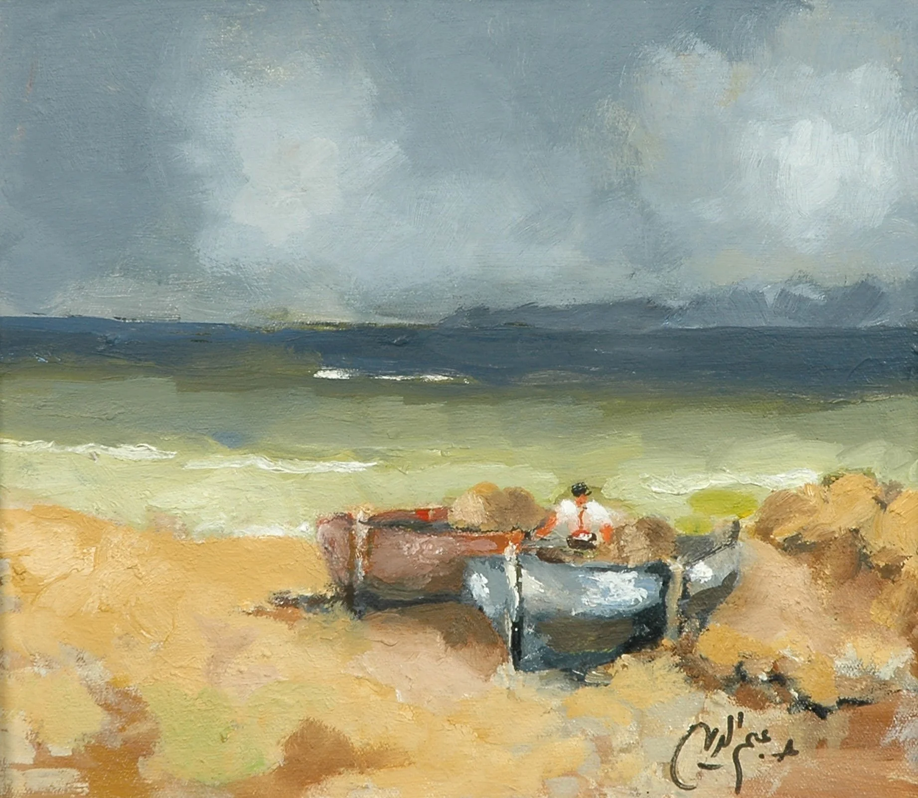 2006 - Oil on canvas - 13x18 cm - Painted with left hand