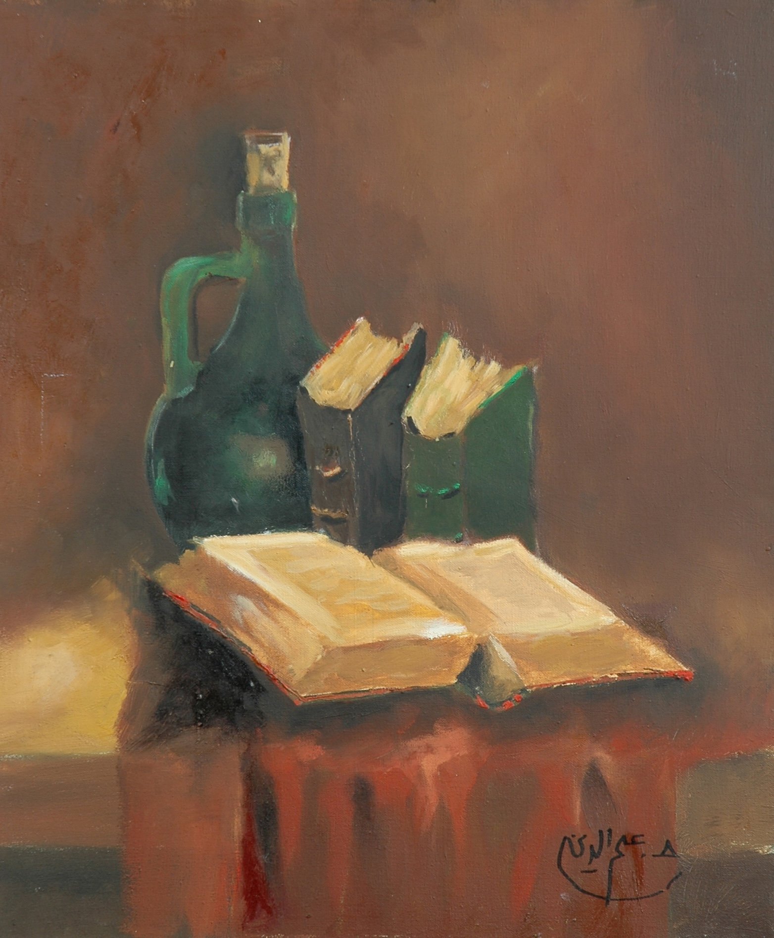 2003 - Oil on canvas - 34x45 cm - Painted with left hand