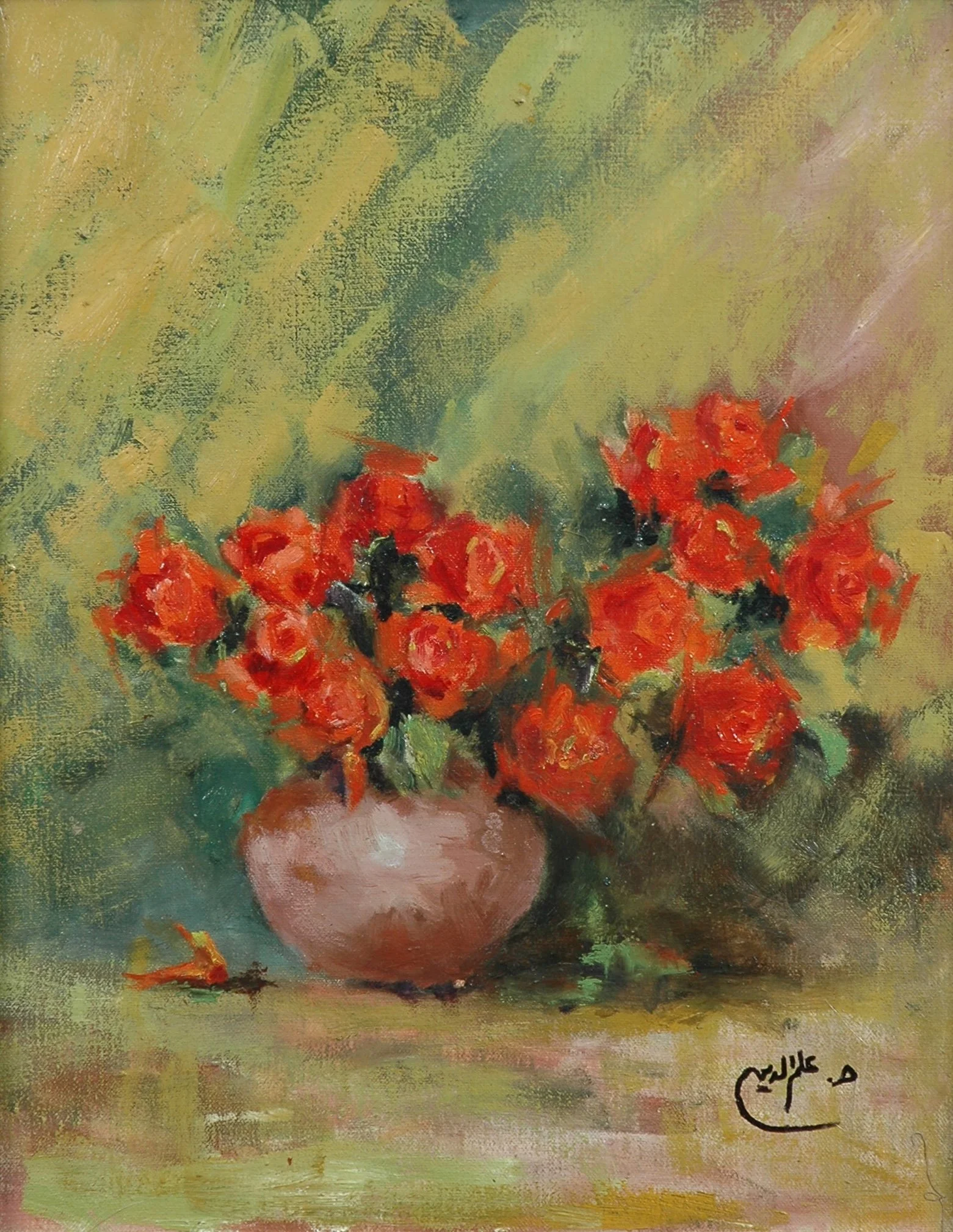 2003 - Oil on canvas - 36x45 cm - Painted with left hand