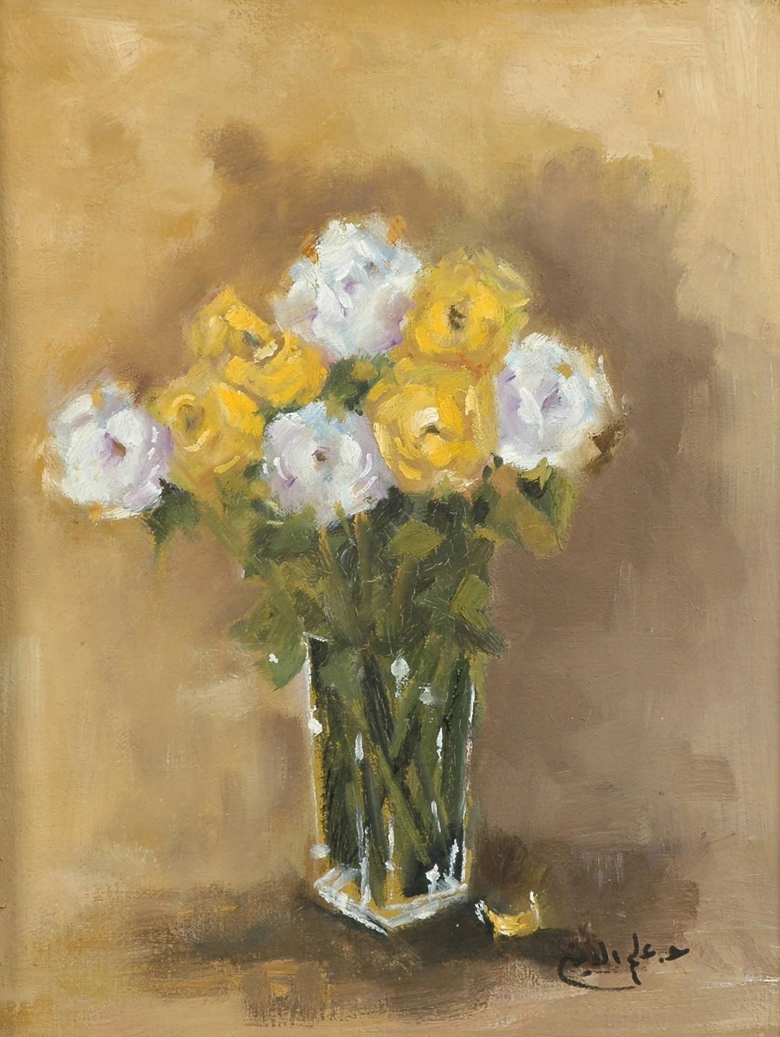 2004 - Oil on canvas - 35x45 cm - Painted with left hand