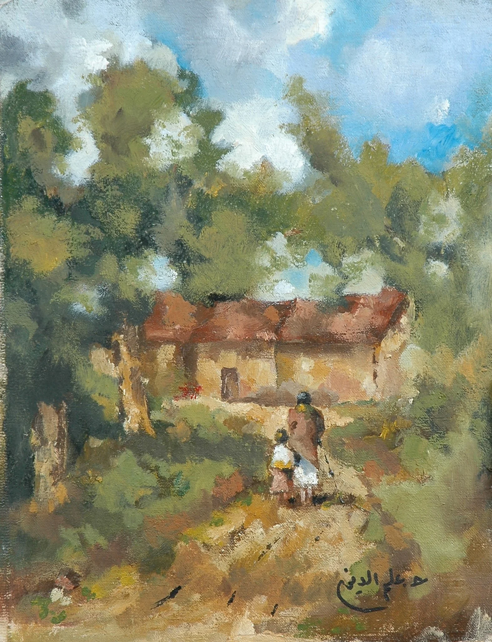 2005 - Oil on canvas - 30x40 cm - Painted with left hand
