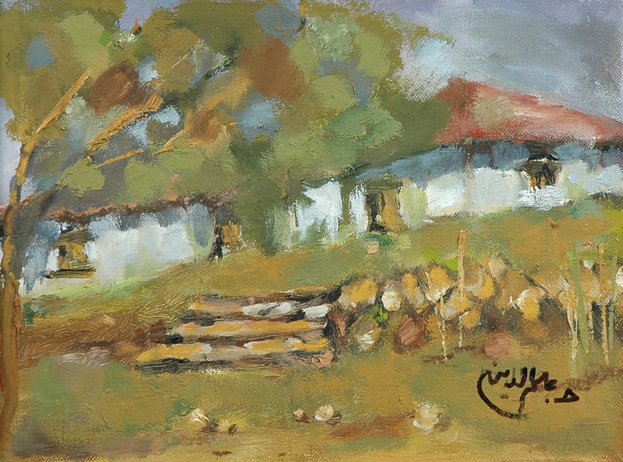 2005 - Oil on canvas - 19x16 cm - Painted with left hand