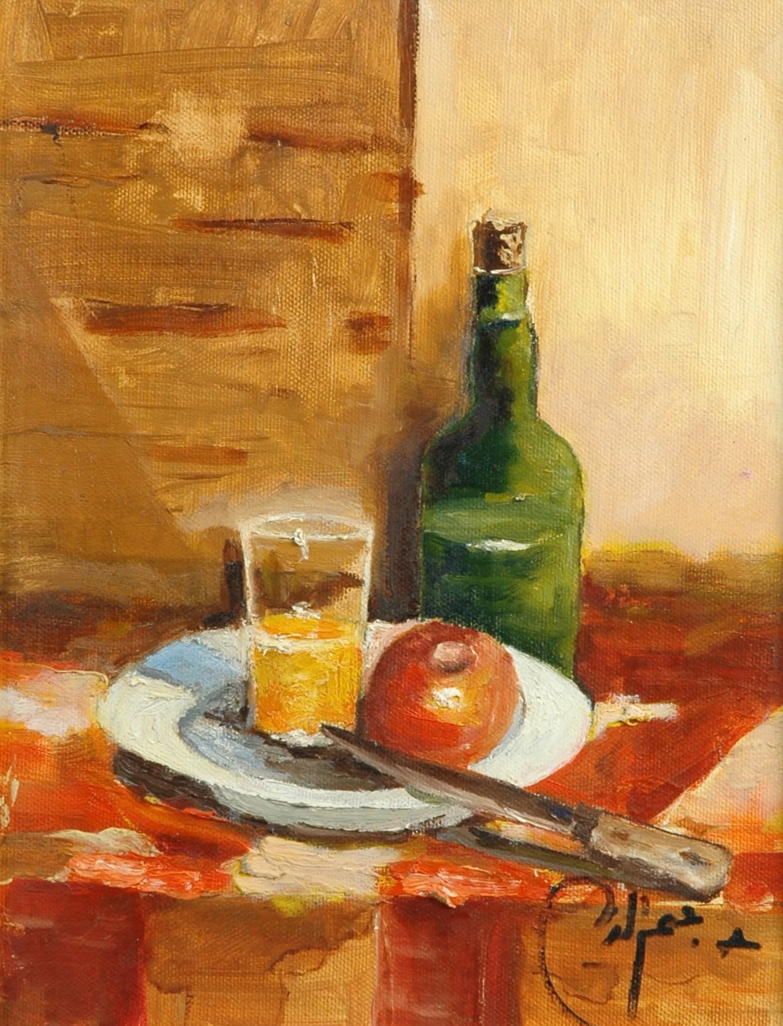 1995 - Oil on canvas - 13x30 cm - Private collection