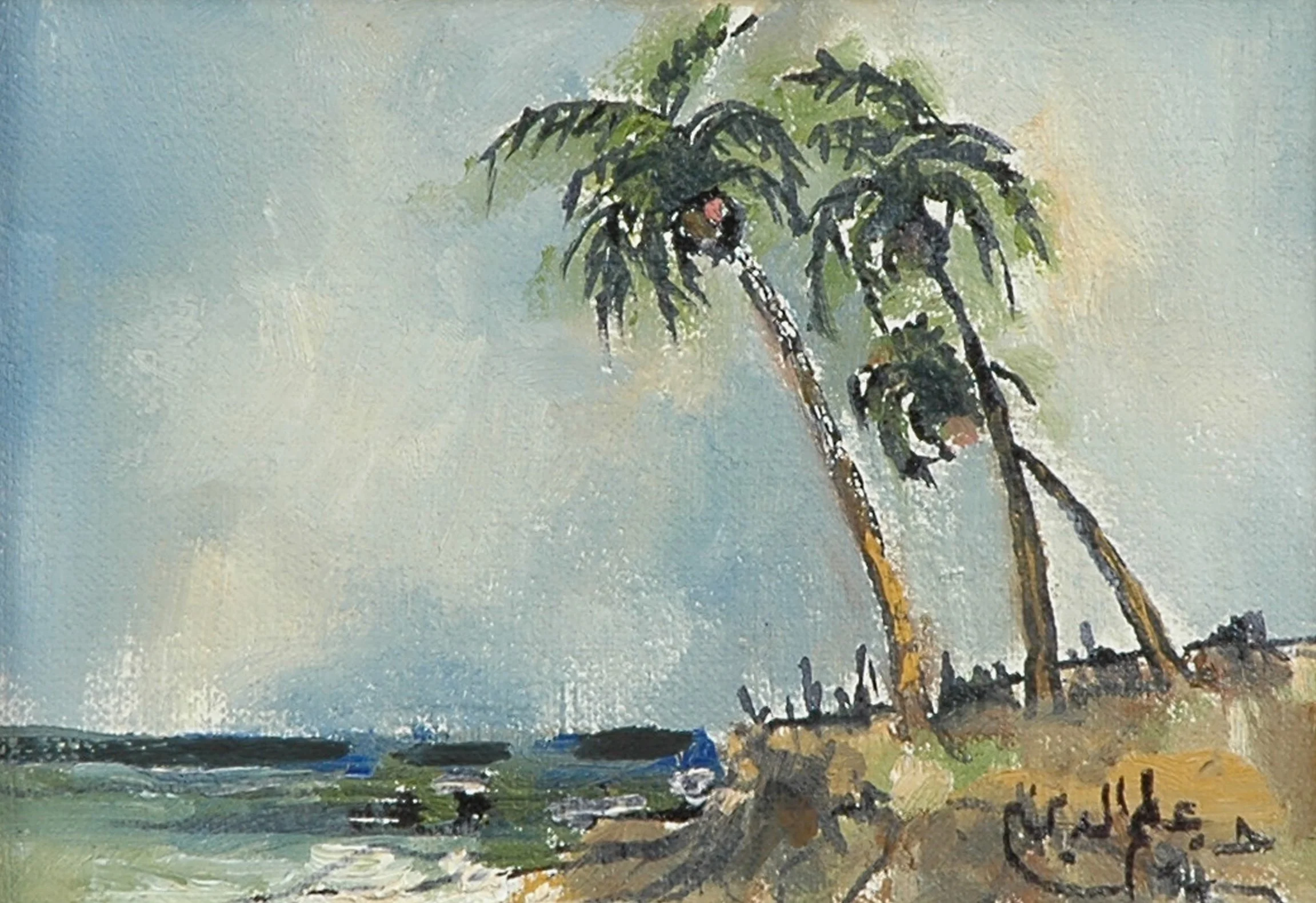 2004 - Oil on canvas - 70x90 cm - Painted with left hand
