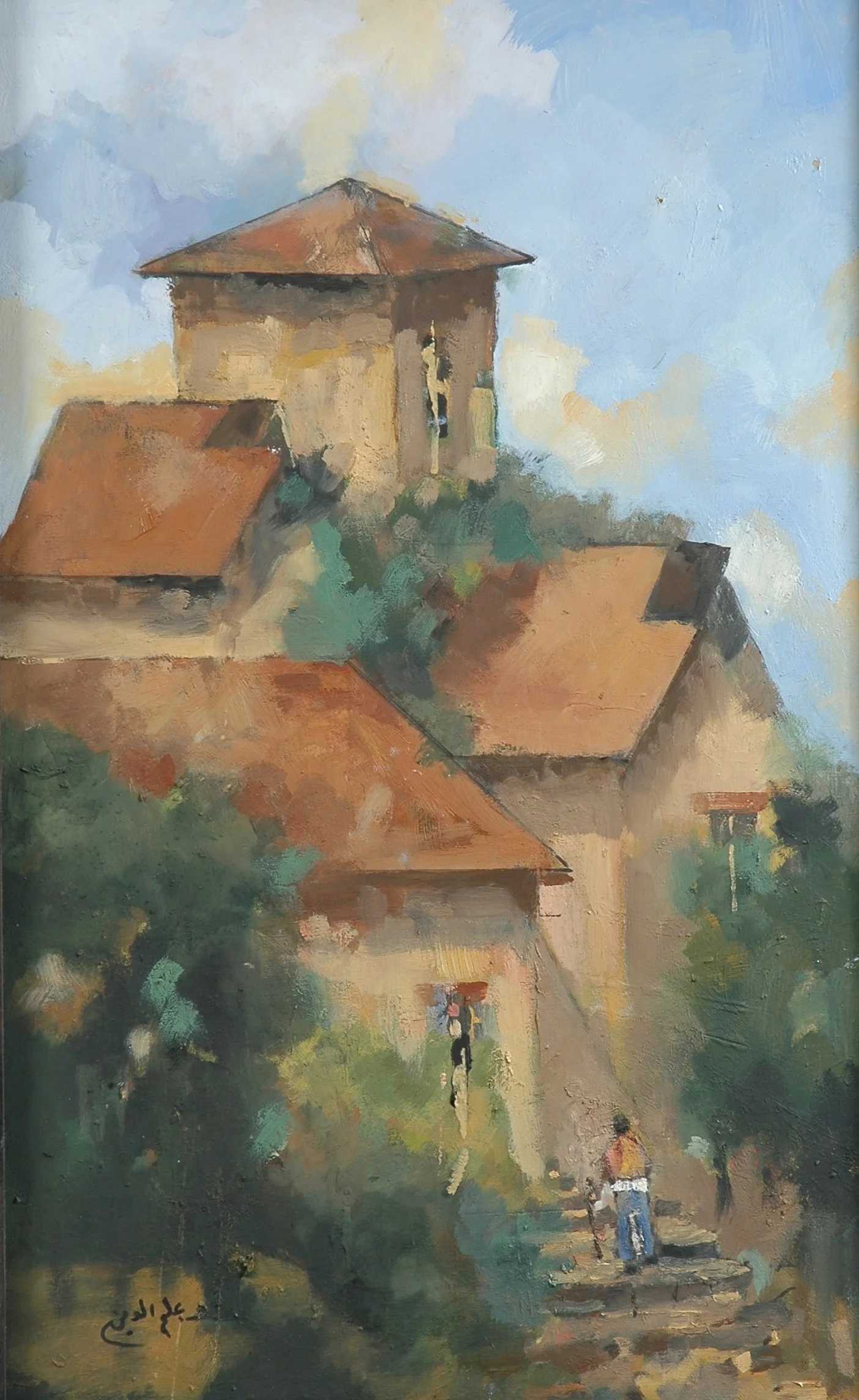 2004 - Oil on canvas - 51x81 cm - Painted with left hand