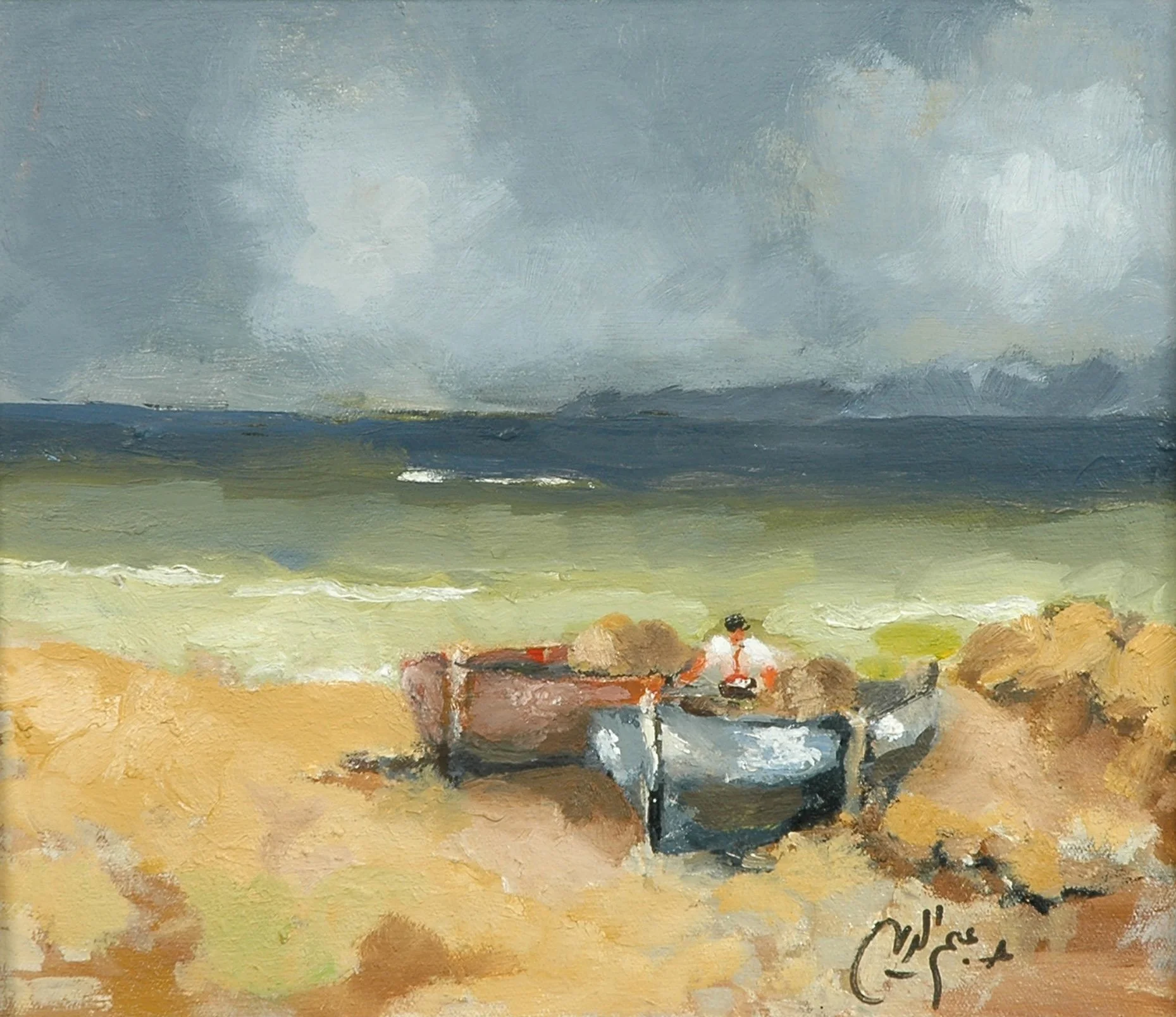 2003 - Oil on canvas - 26x22 cm - Painted with left hand
