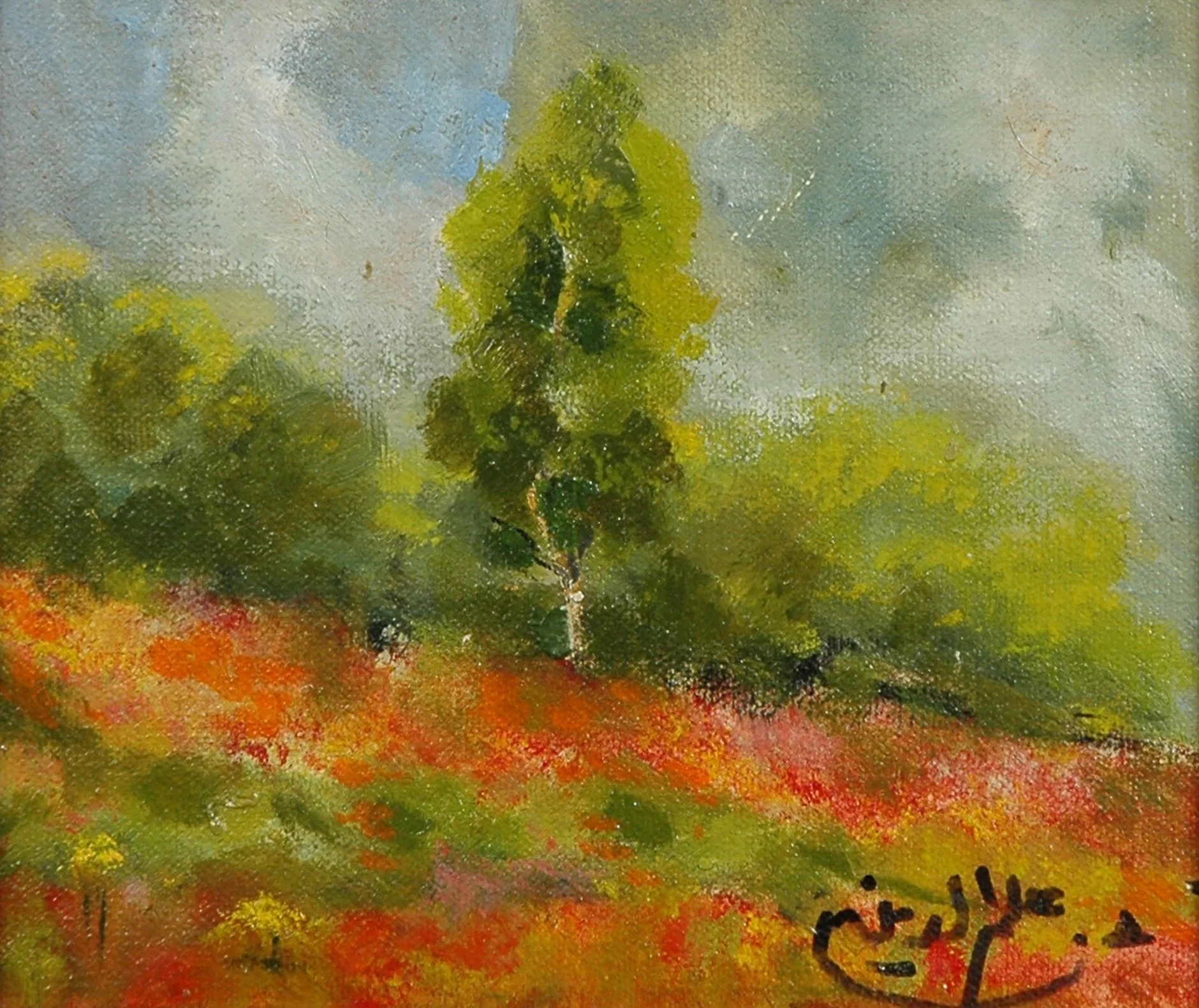 2005 - Oil on canvas - 18x13 cm - Painted with left hand