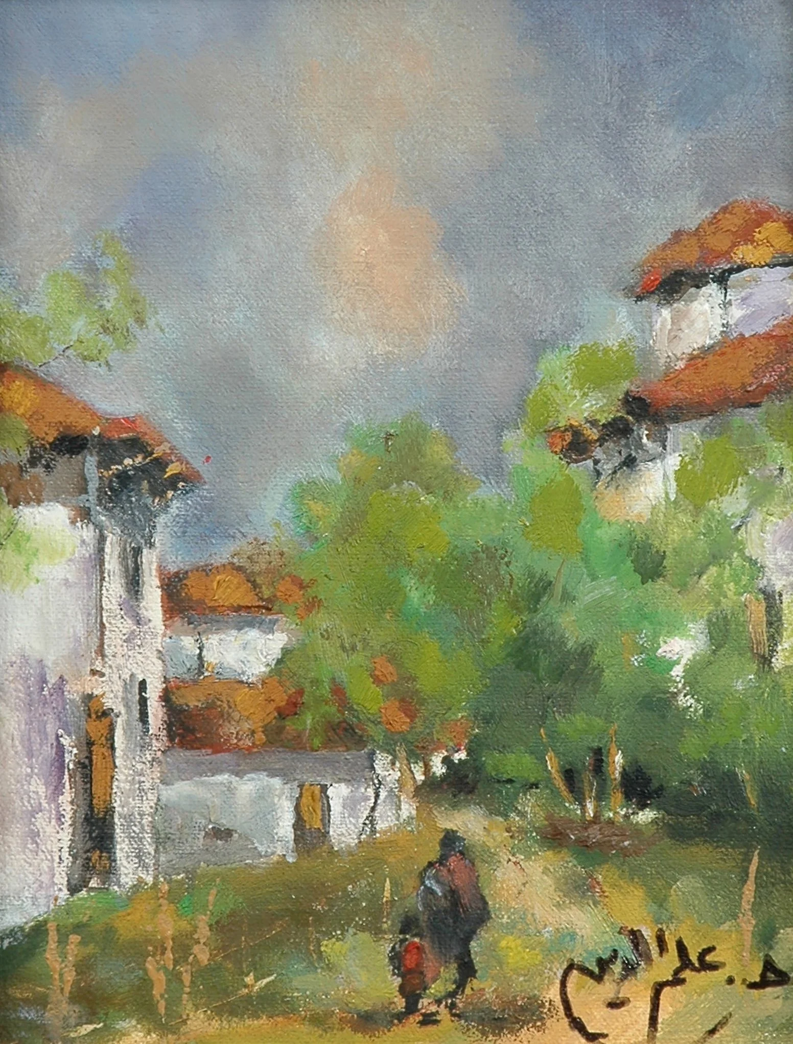 2003 - Oil on canvas - 20x25 cm - Painted with left hand