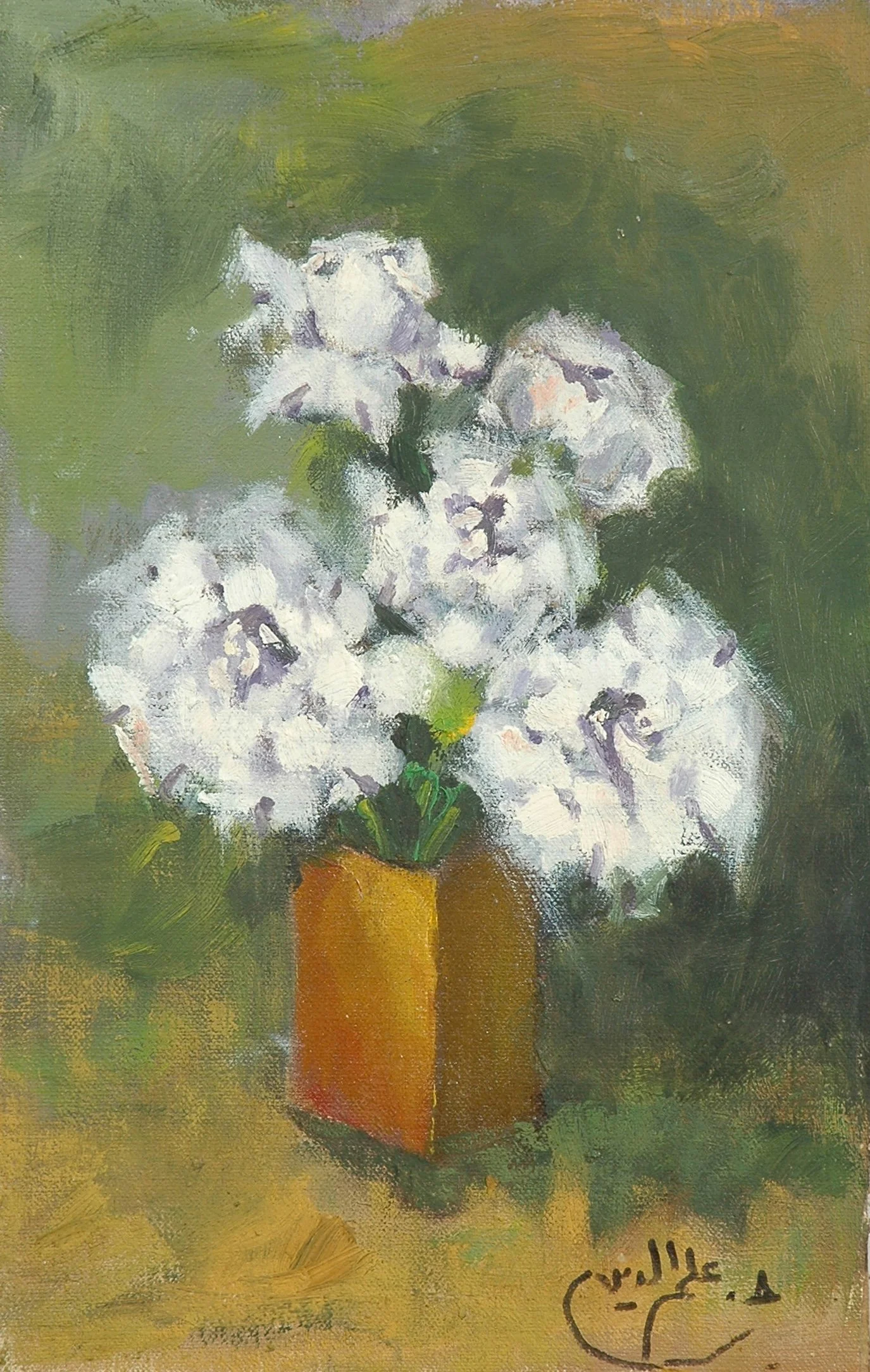 2003 - Oil on canvas - 22x34 cm - Painted with left hand