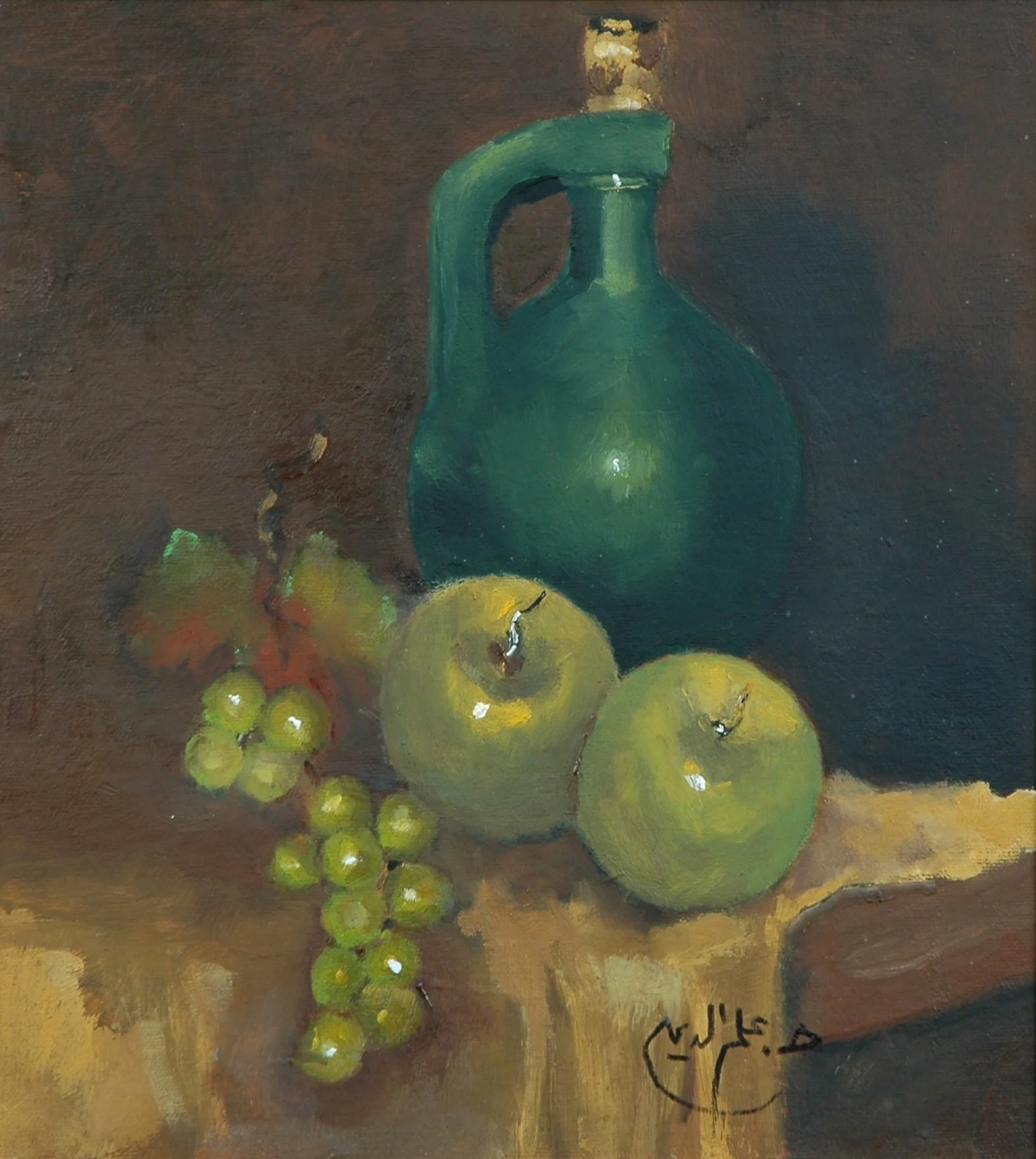 2003 - Oil on canvas - 30x34 cm - Painted with left hand