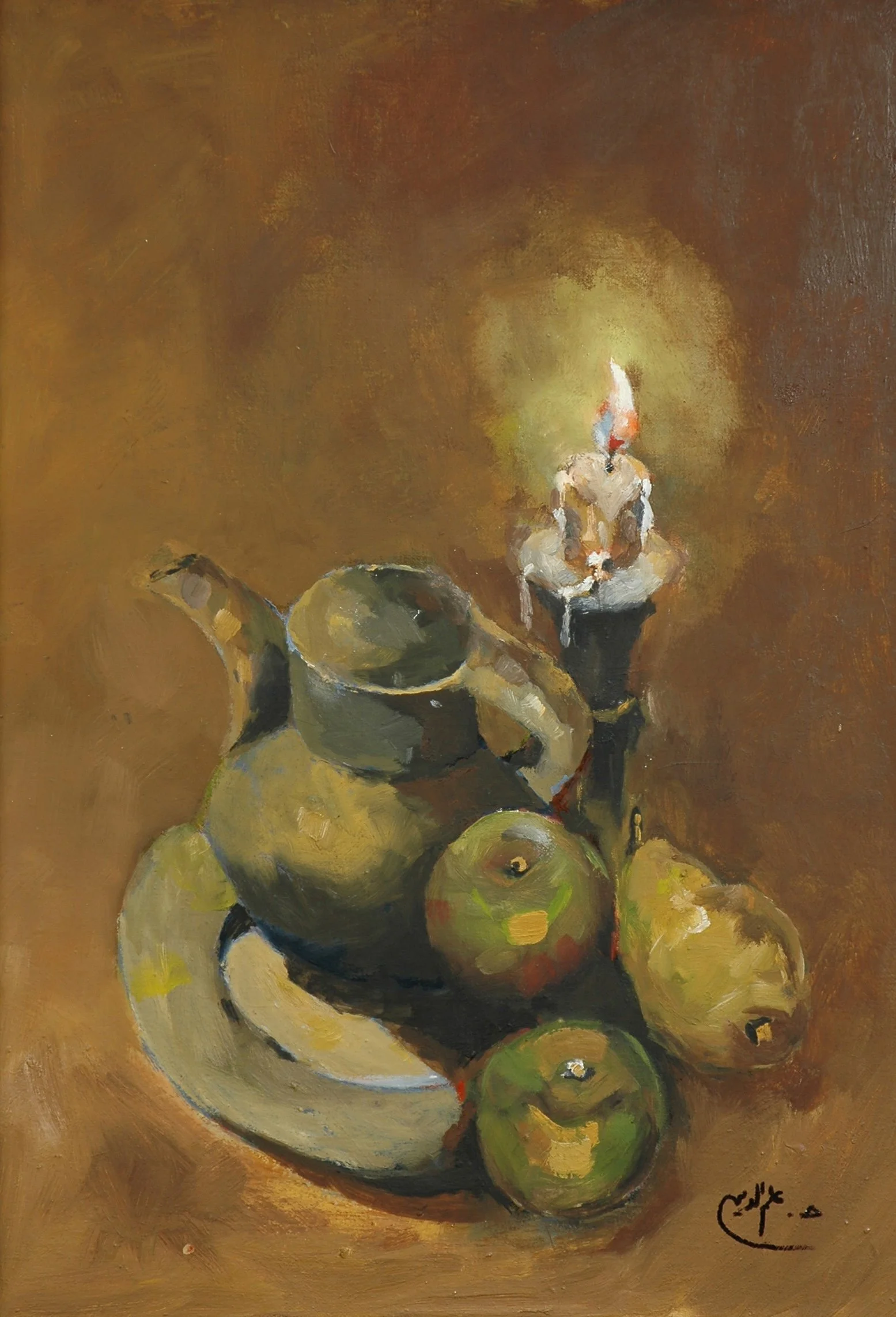 2003 - Oil on canvas - 43x60 cm - Painted with left hand