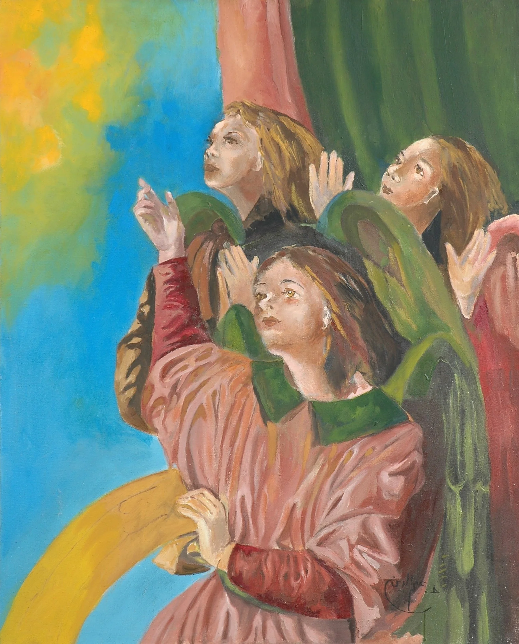 2004 - Oil on canvas - 90x72 cm - Painted with left hand