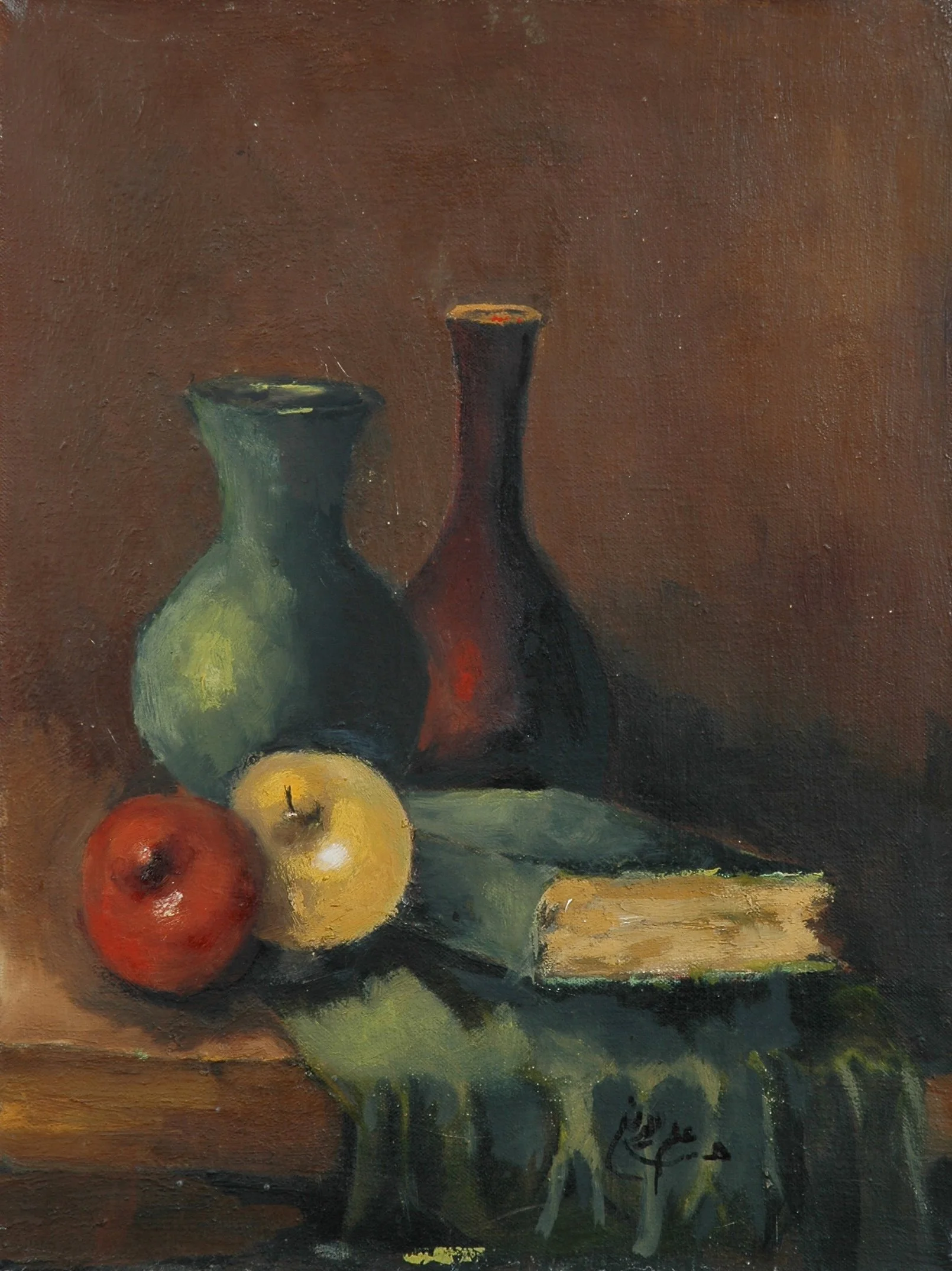 2003 - Oil on canvas - 34x45 cm - Painted with left hand