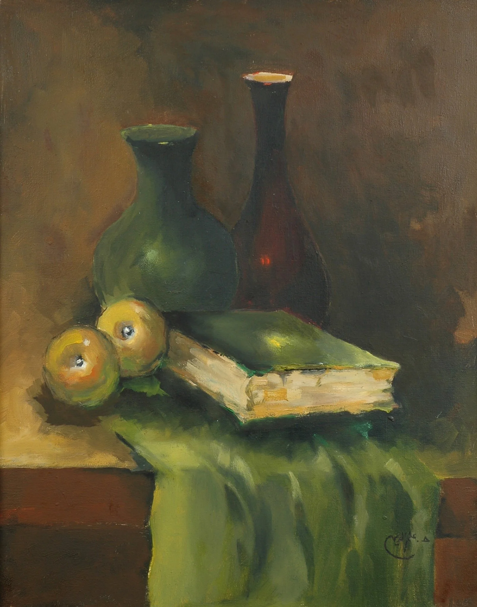 2003 - Oil on canvas - 54x67 cm - Painted with left hand