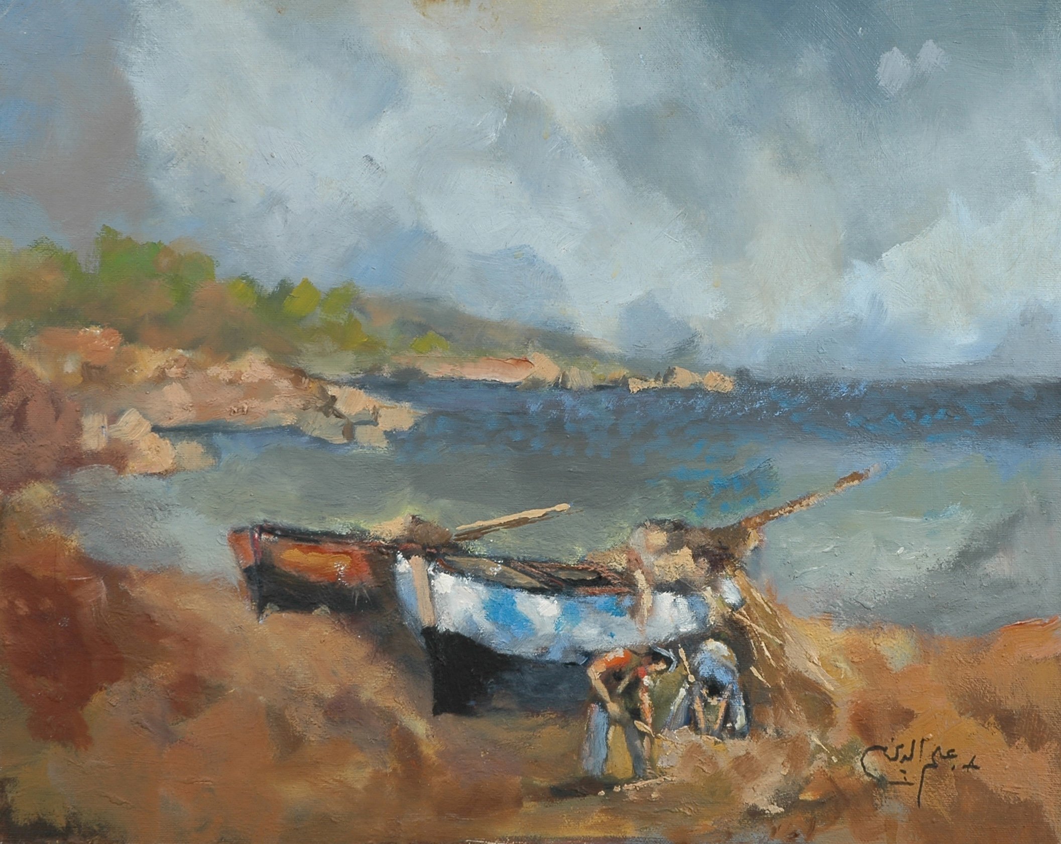 2004 - Oil on canvas - 50x40 cm - Painted with left hand