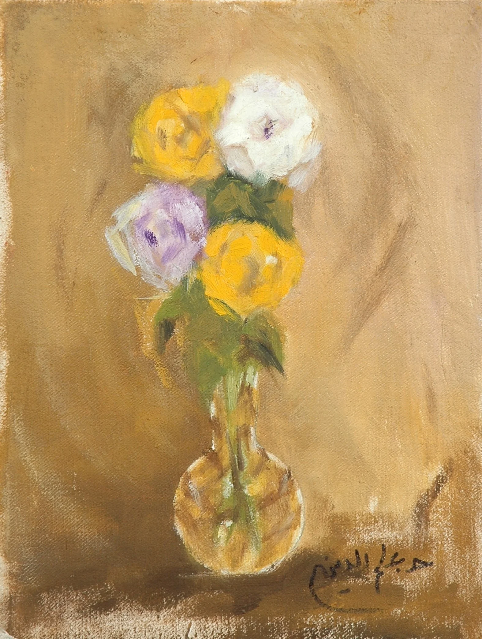 2003 - Oil on canvas - 20x27 cm - Painted with left hand